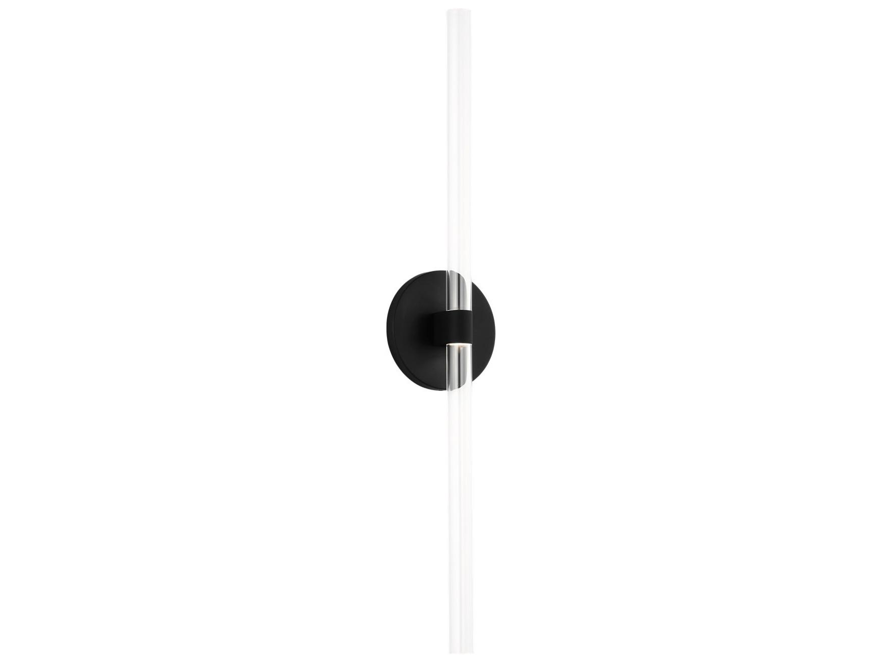 Visual Comfort Studio Silas 2-Light Midnight Black Wall Sconce