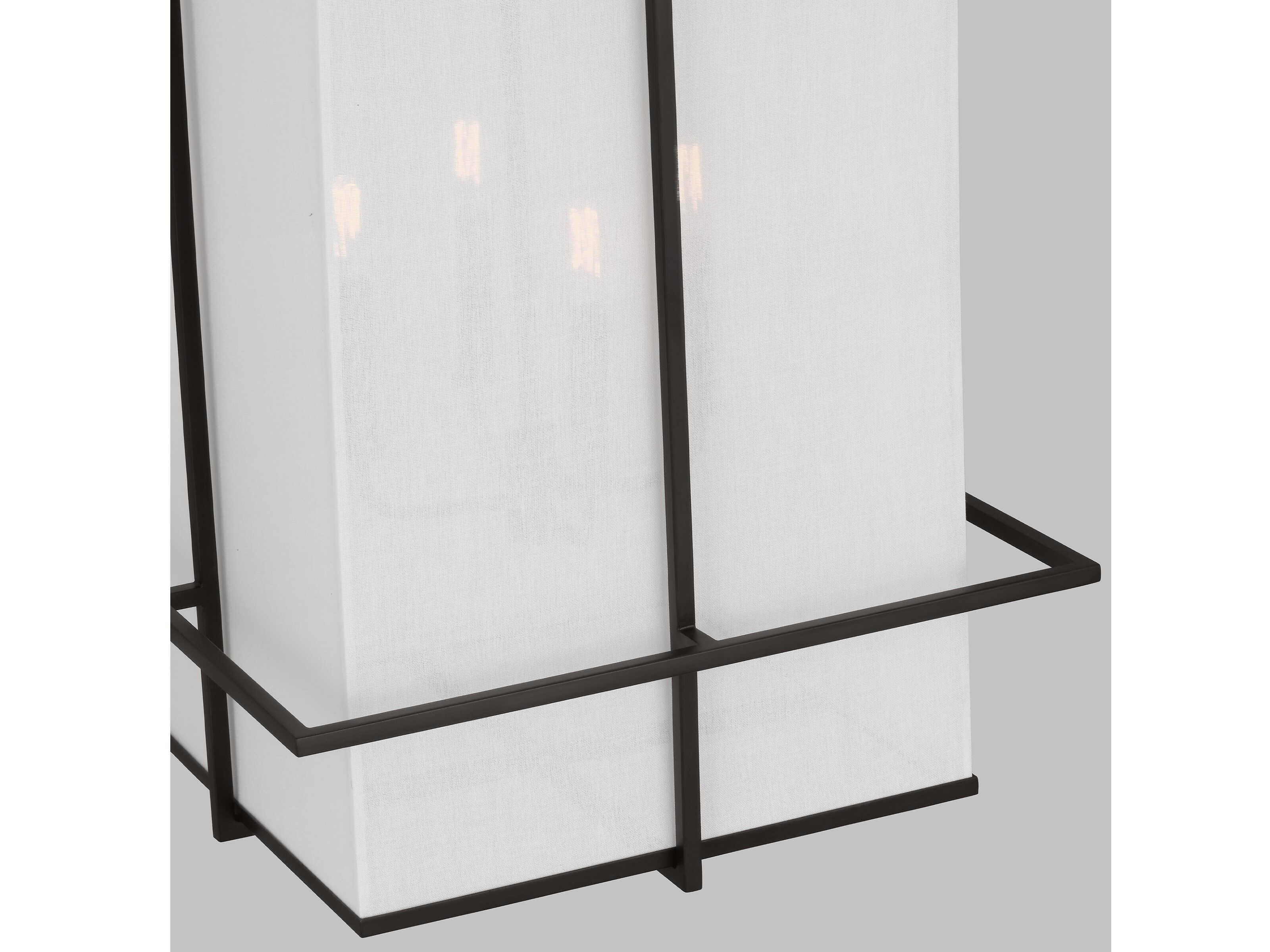 Visual Comfort Studio Dresden 4-Light Aged Iron Black Pendant