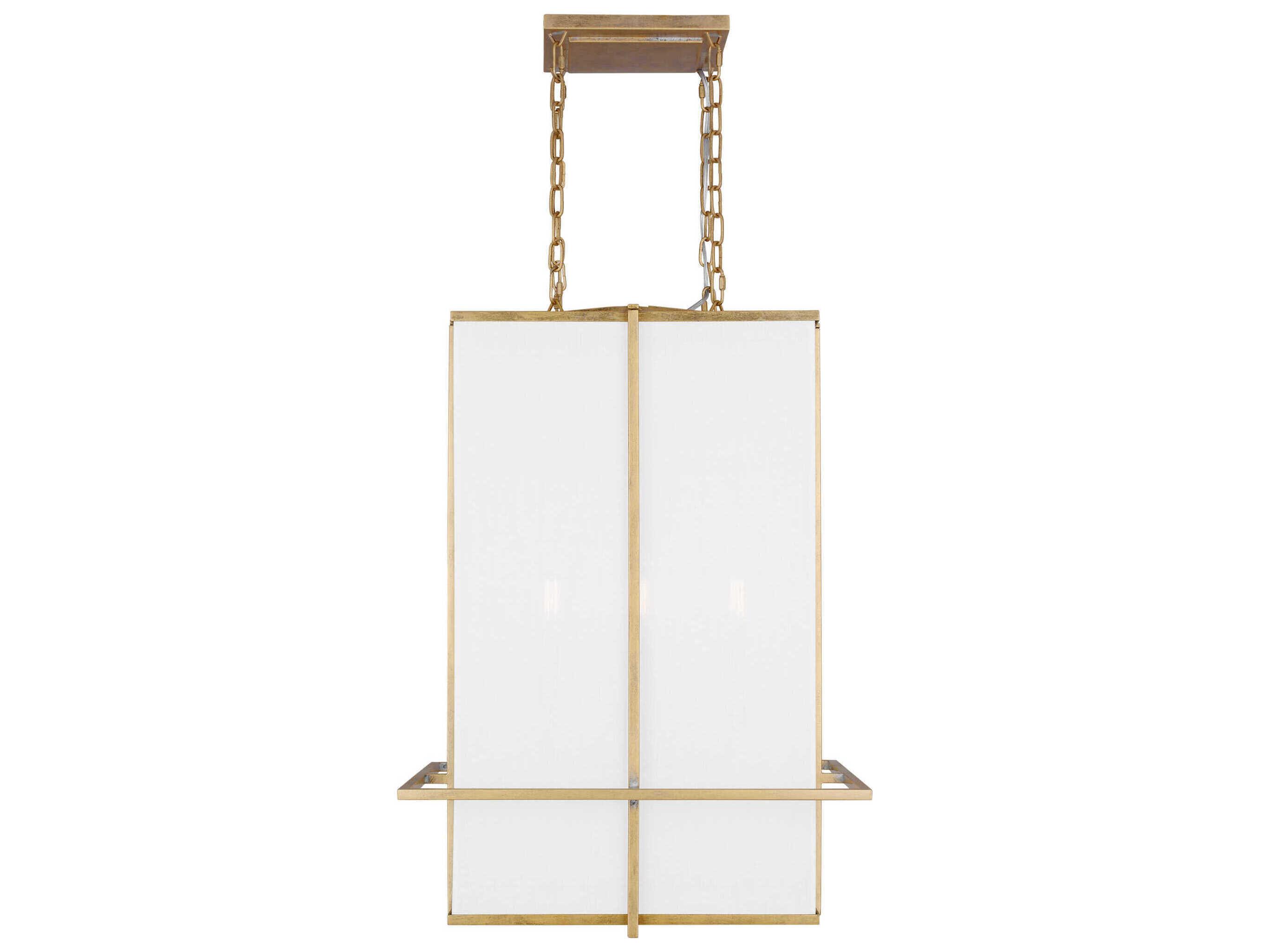 Visual Comfort Studio Dresden 4-Light Coastal Gild Gold Pendant