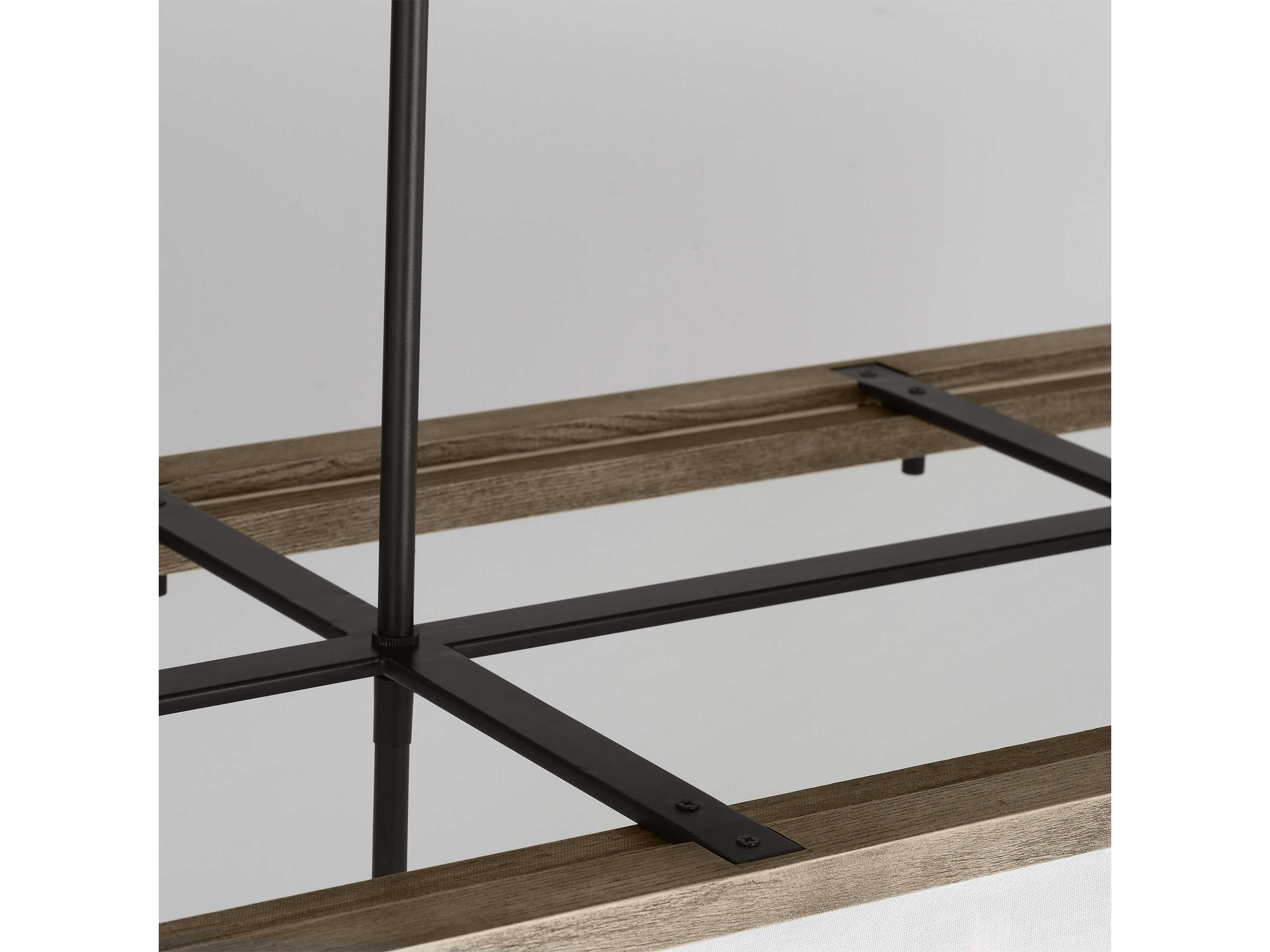 Visual Comfort Studio Brockway 6-Light Weathered Oak Wood Island Pendant