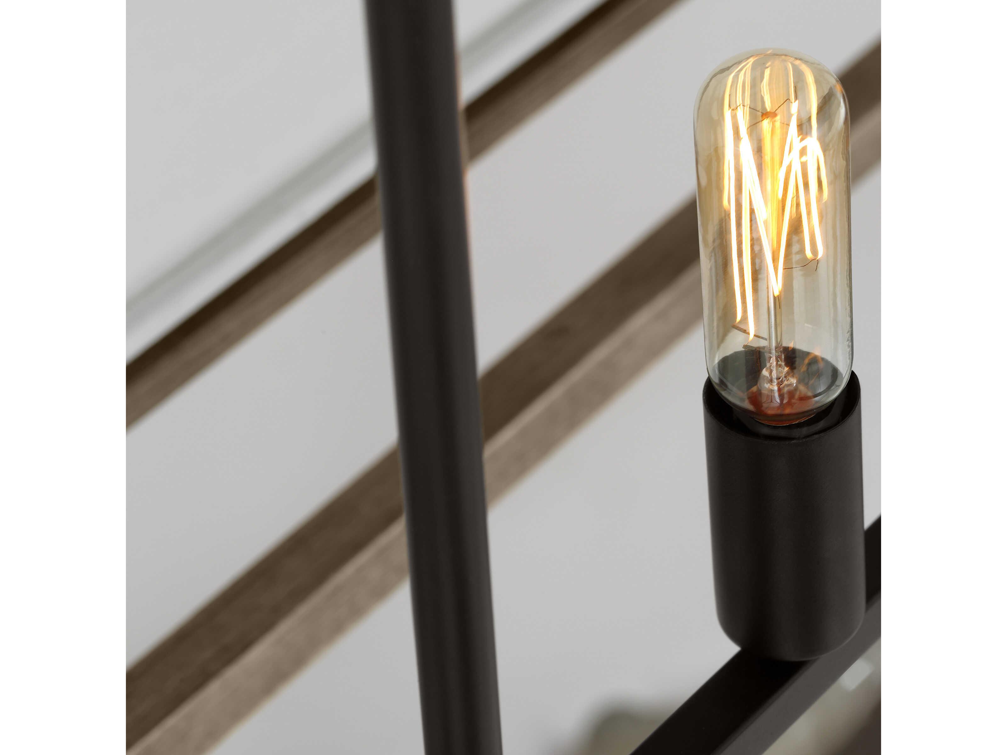 Visual Comfort Studio Brockway 6-Light Weathered Oak Wood Island Pendant