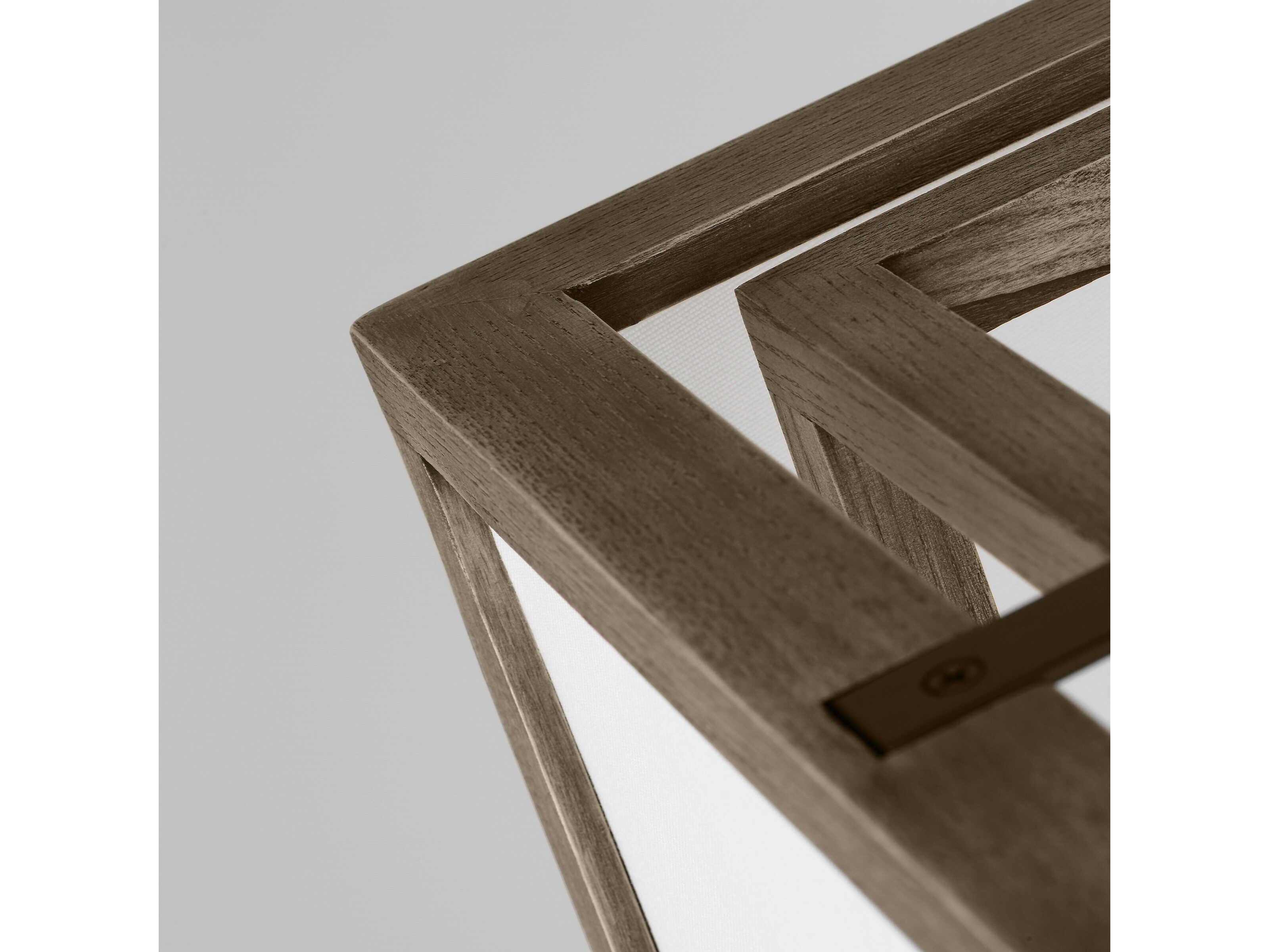 Visual Comfort Studio Brockway 4-Light Weathered Oak Wood Brown Pendant