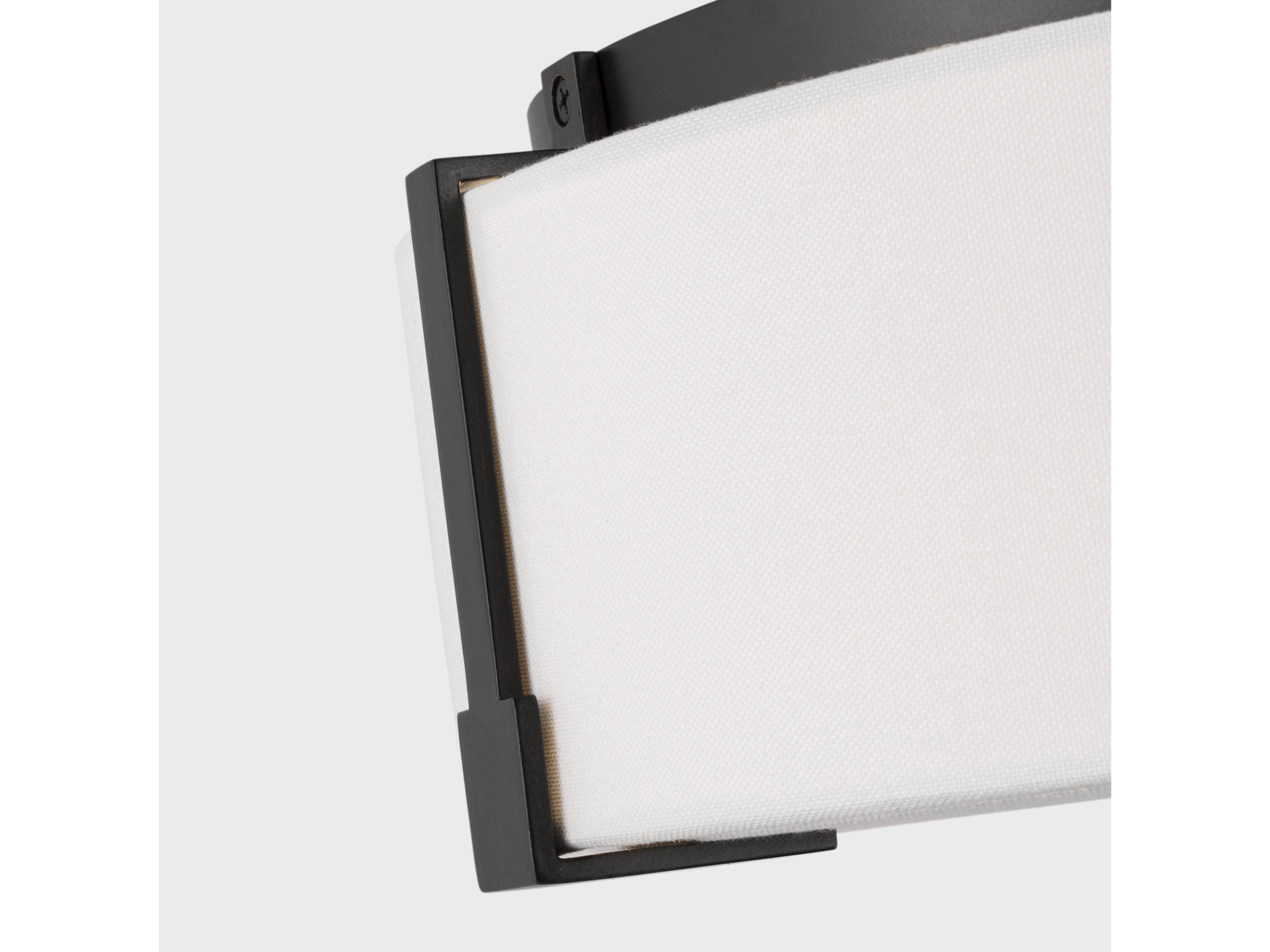 Visual Comfort Studio Bergen 2-Light Aged Iron Black Round Flush Mount