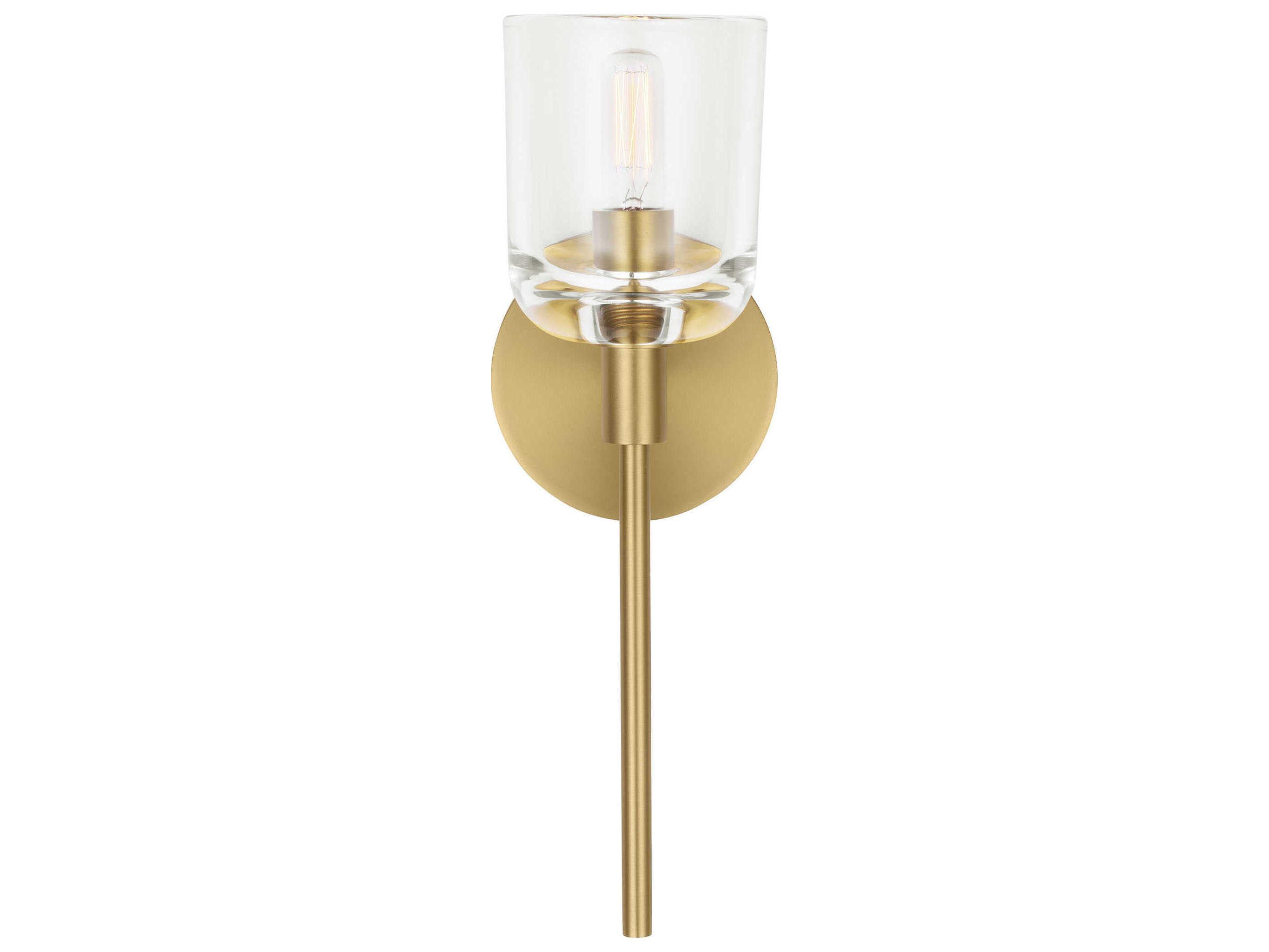 Visual Comfort Studio Hartley 1-Light Burnished Brass Wall Sconce