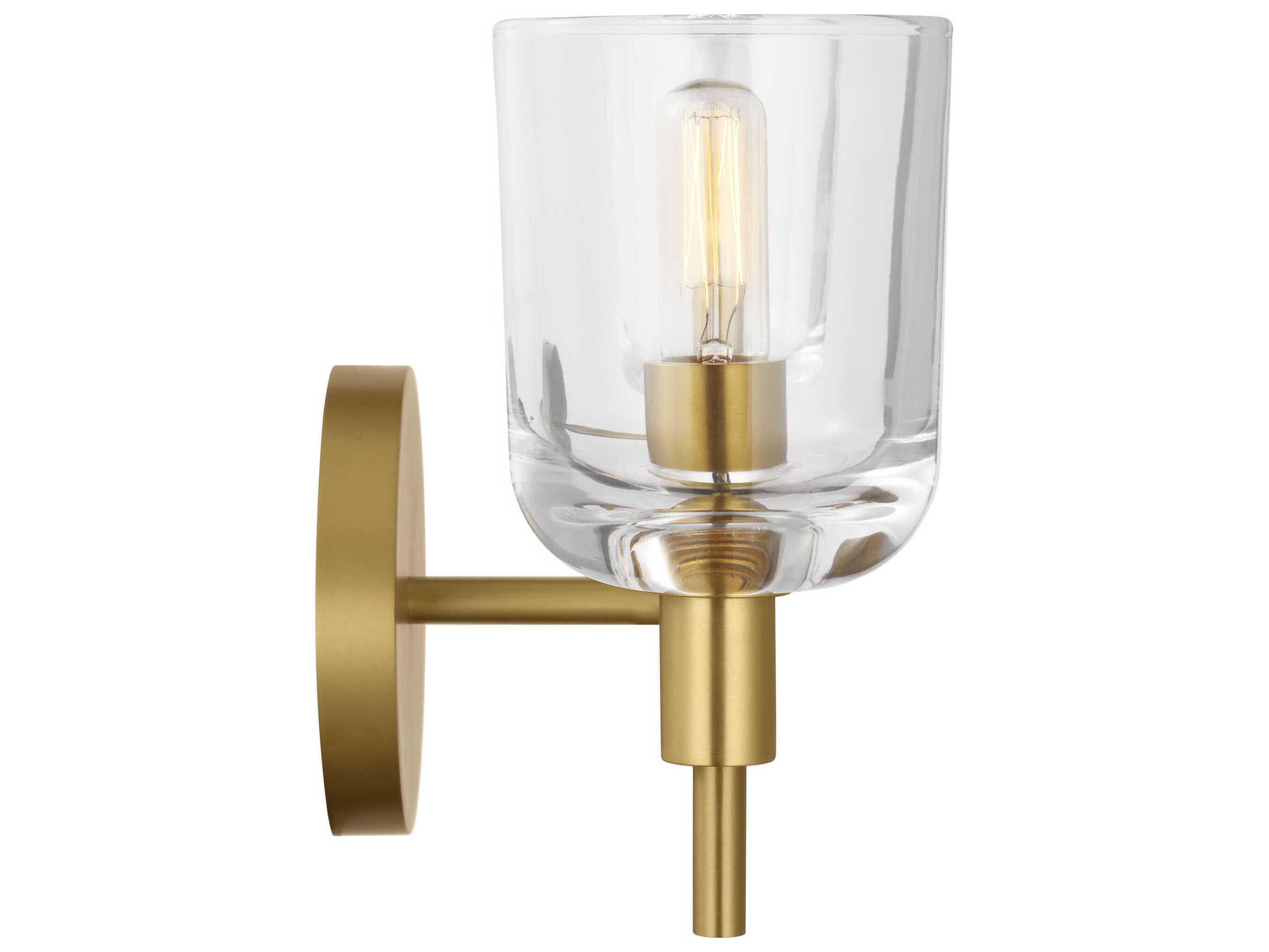 Visual Comfort Studio Hartley 2-Light Burnished Brass Vanity Light