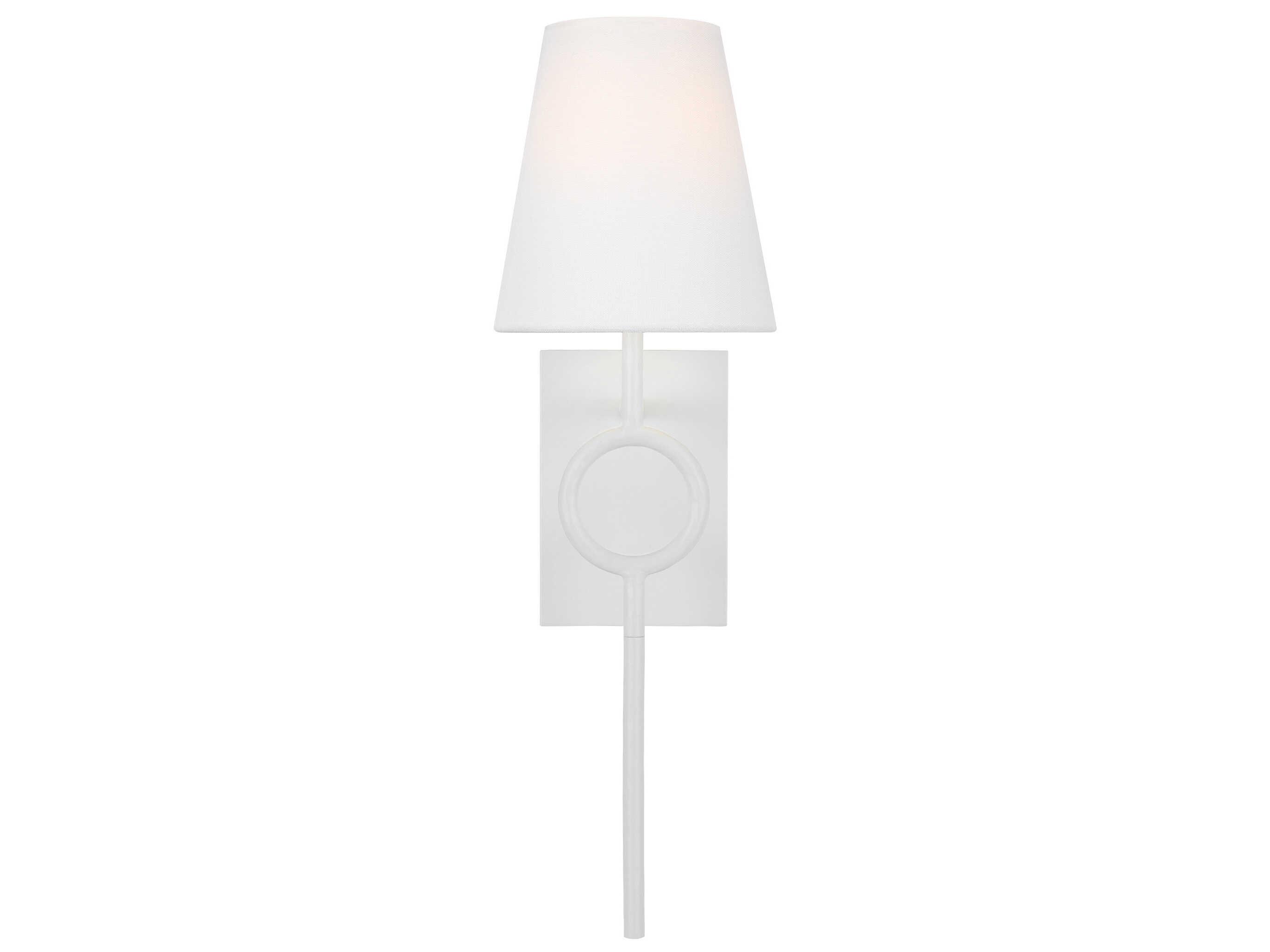 Visual Comfort Studio Montour 1-Light Matte White Wall Sconce