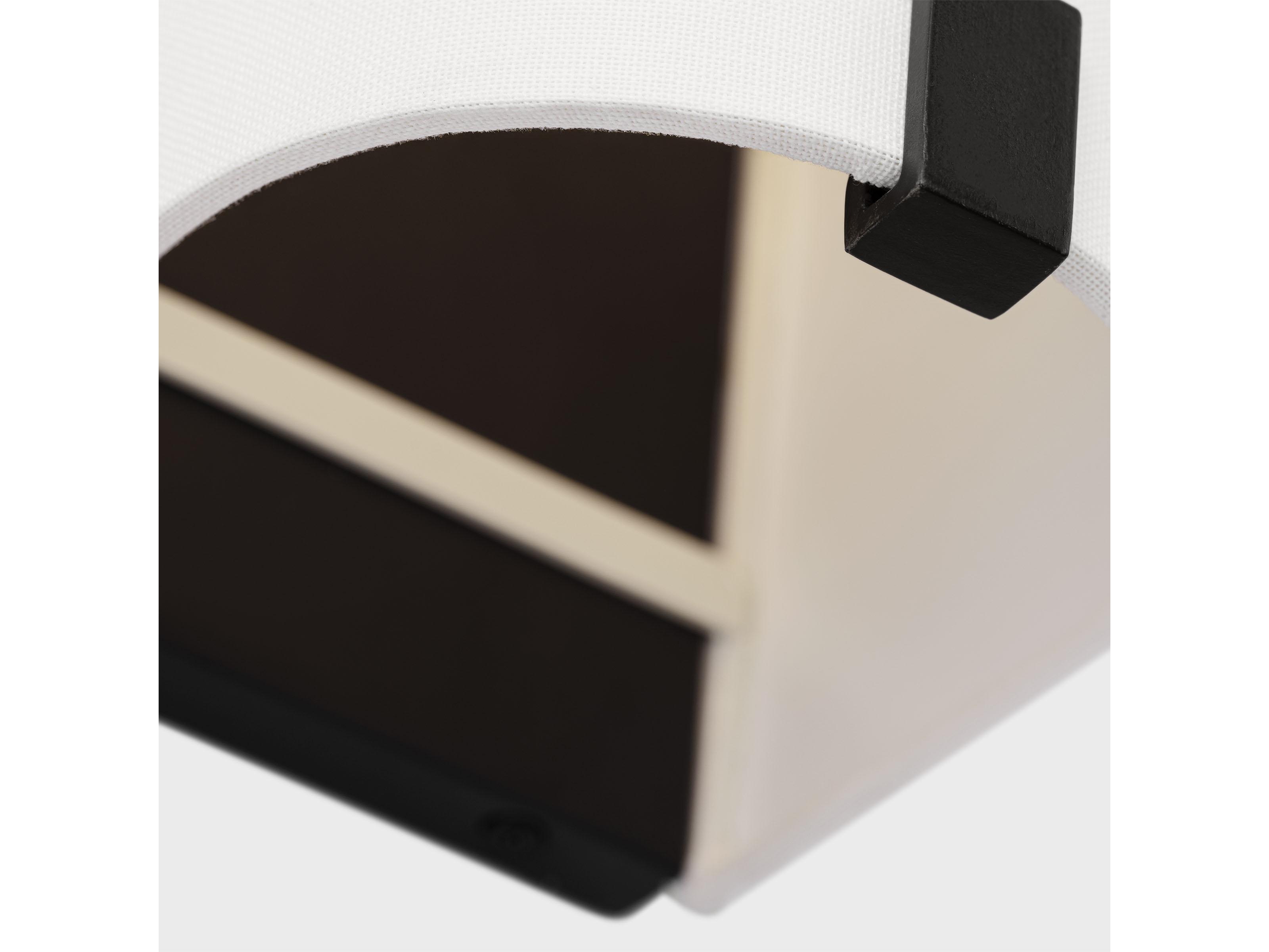 Visual Comfort Studio Bergen 1-Light Aged Iron Black Wall Sconce