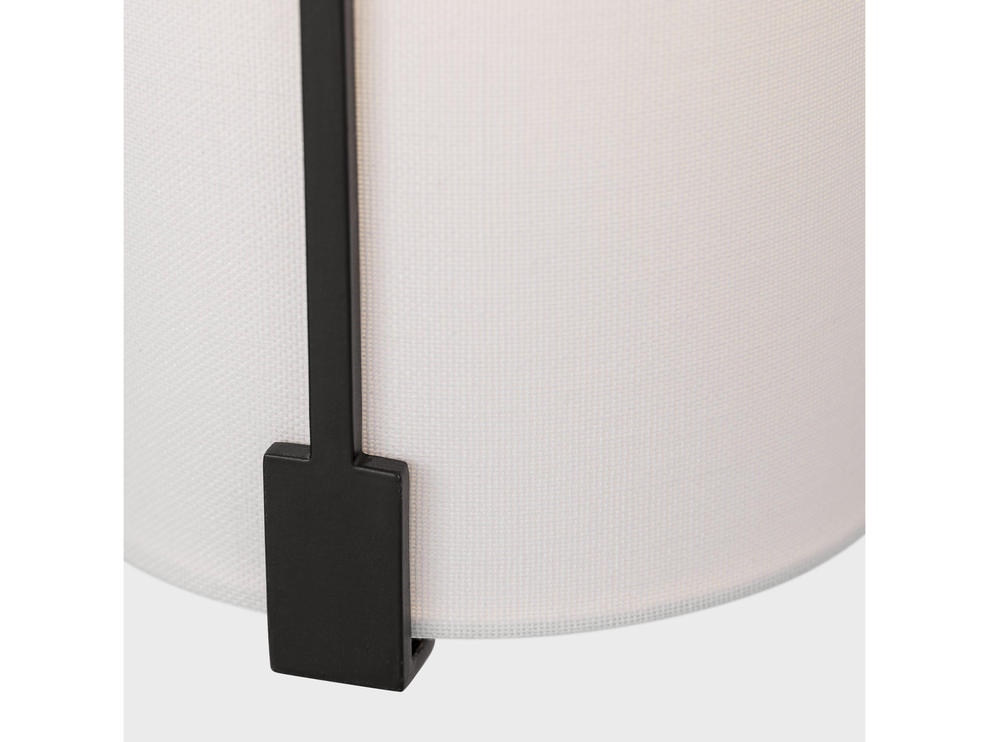 Visual Comfort Studio Bergen 1-Light Aged Iron Black Wall Sconce