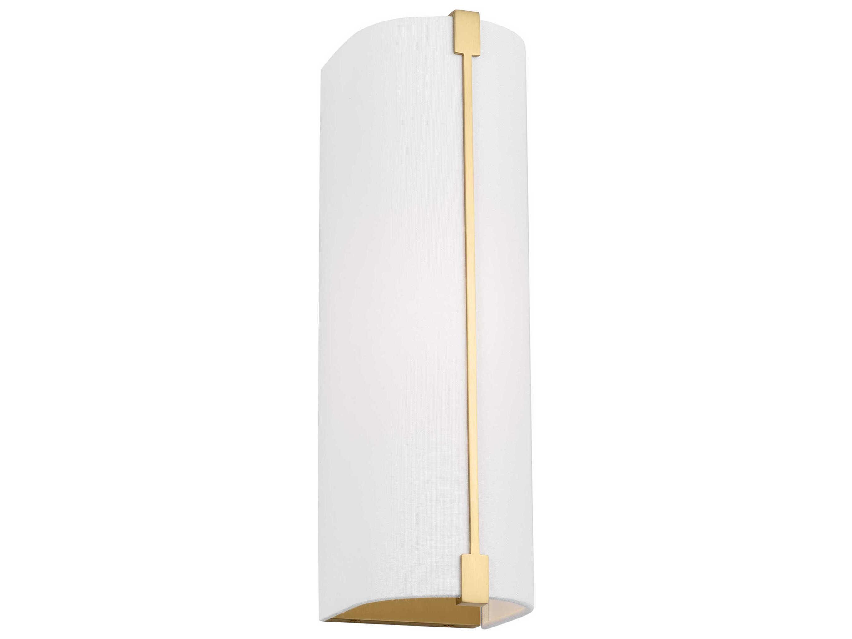 Visual Comfort Studio Bergen 1-Light Burnished Brass Vanity Light