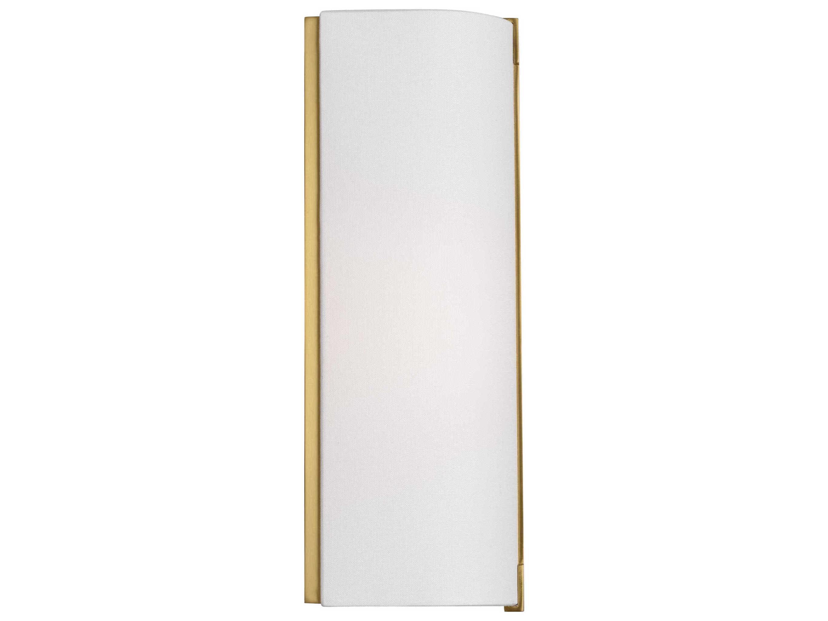 Visual Comfort Studio Bergen 1-Light Burnished Brass Vanity Light