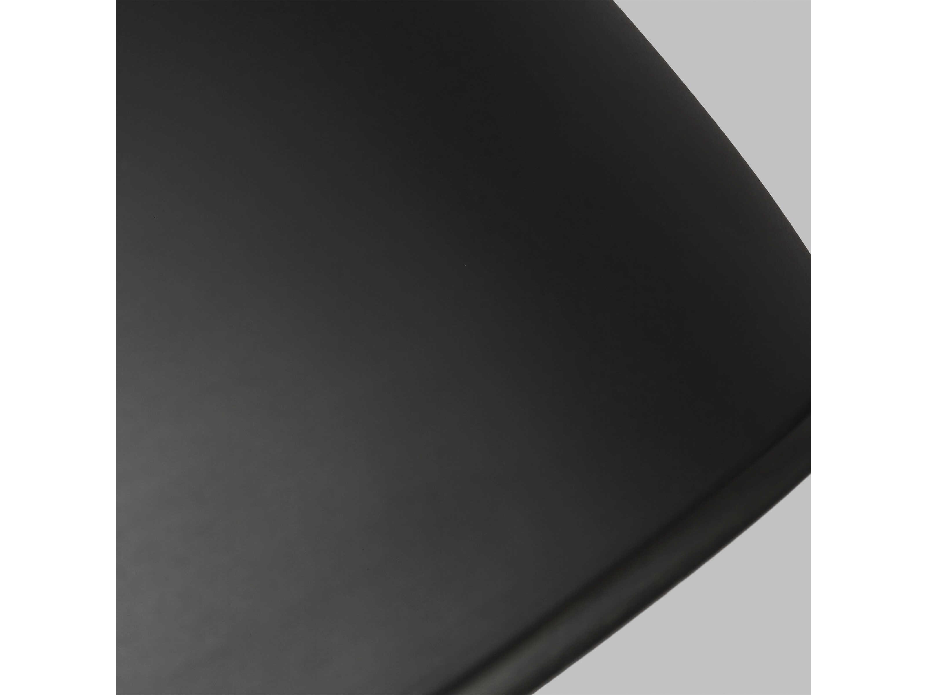 Visual Comfort Studio Logan 1-Light Aged Iron Black Dome Pendant