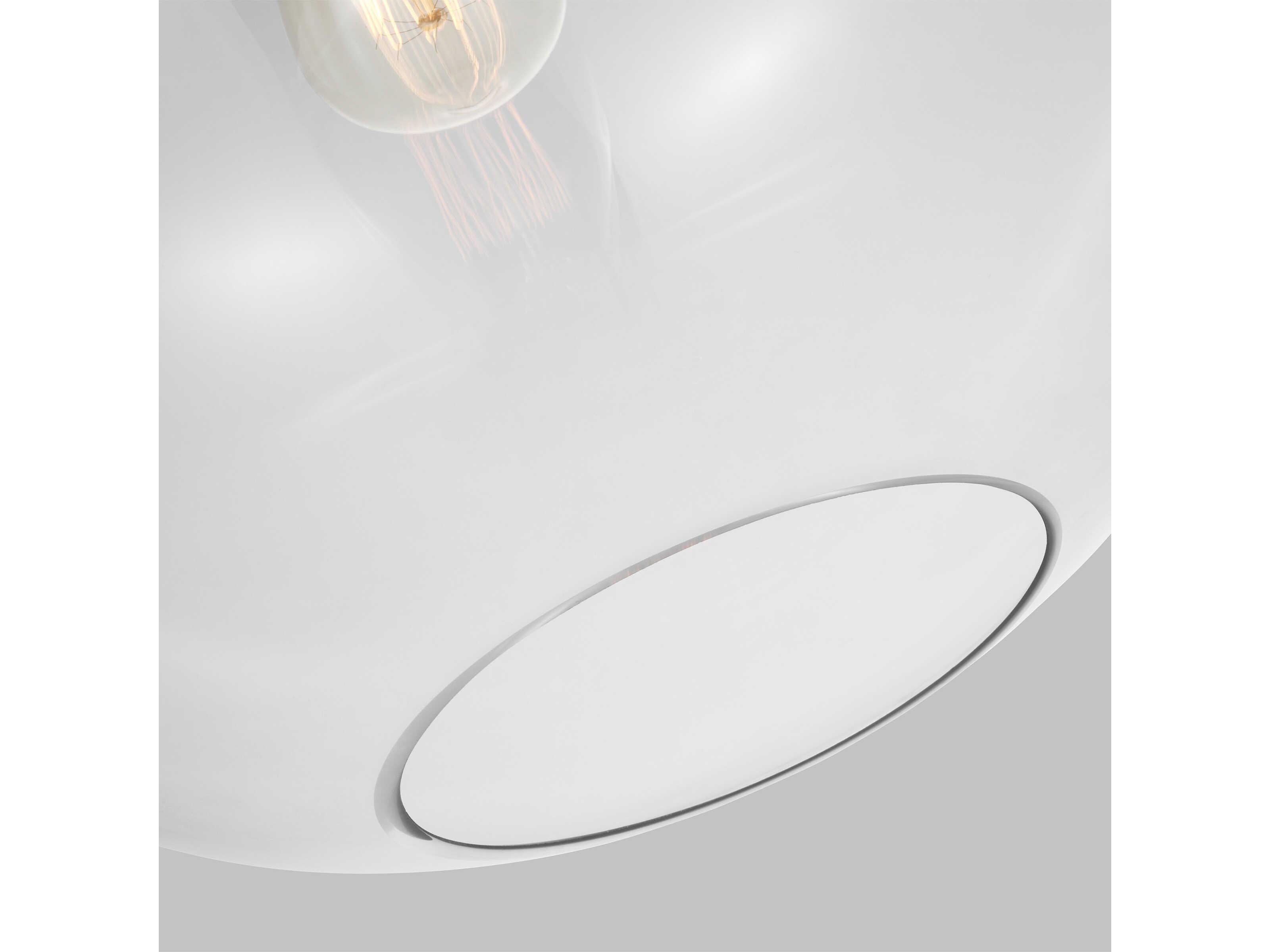 Visual Comfort Studio Mela 1-Light Burnished Brass Pendant