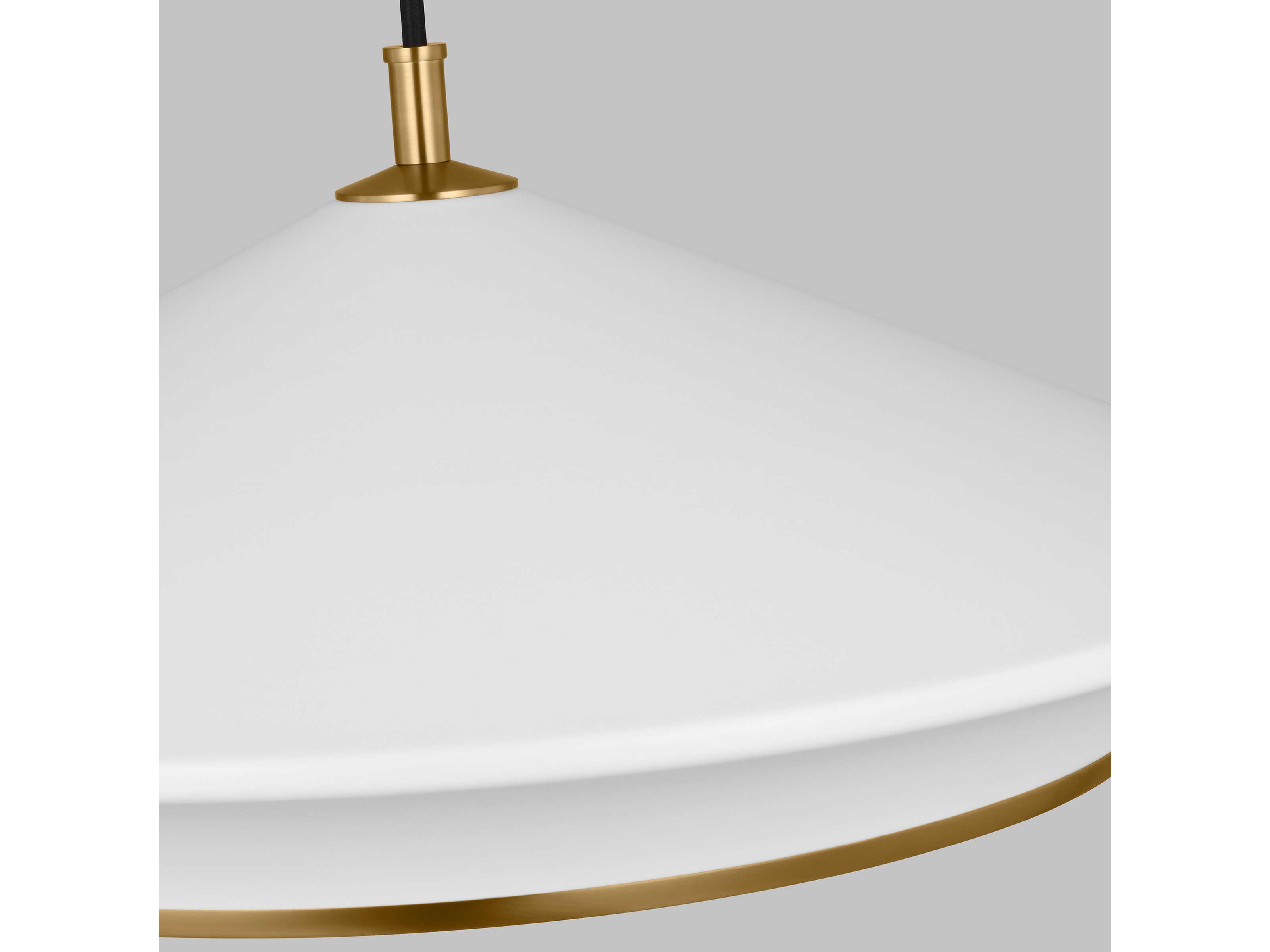 Visual Comfort Studio Stanza 1-Light Matte White Pendant