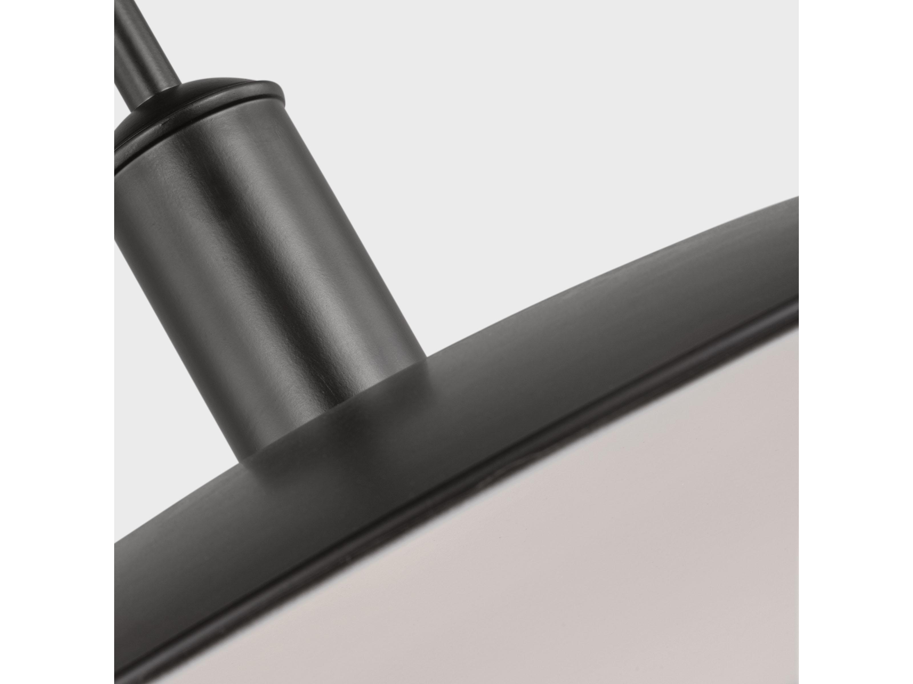 Visual Comfort Studio Dash 1-Light Aged Iron Black Pendant