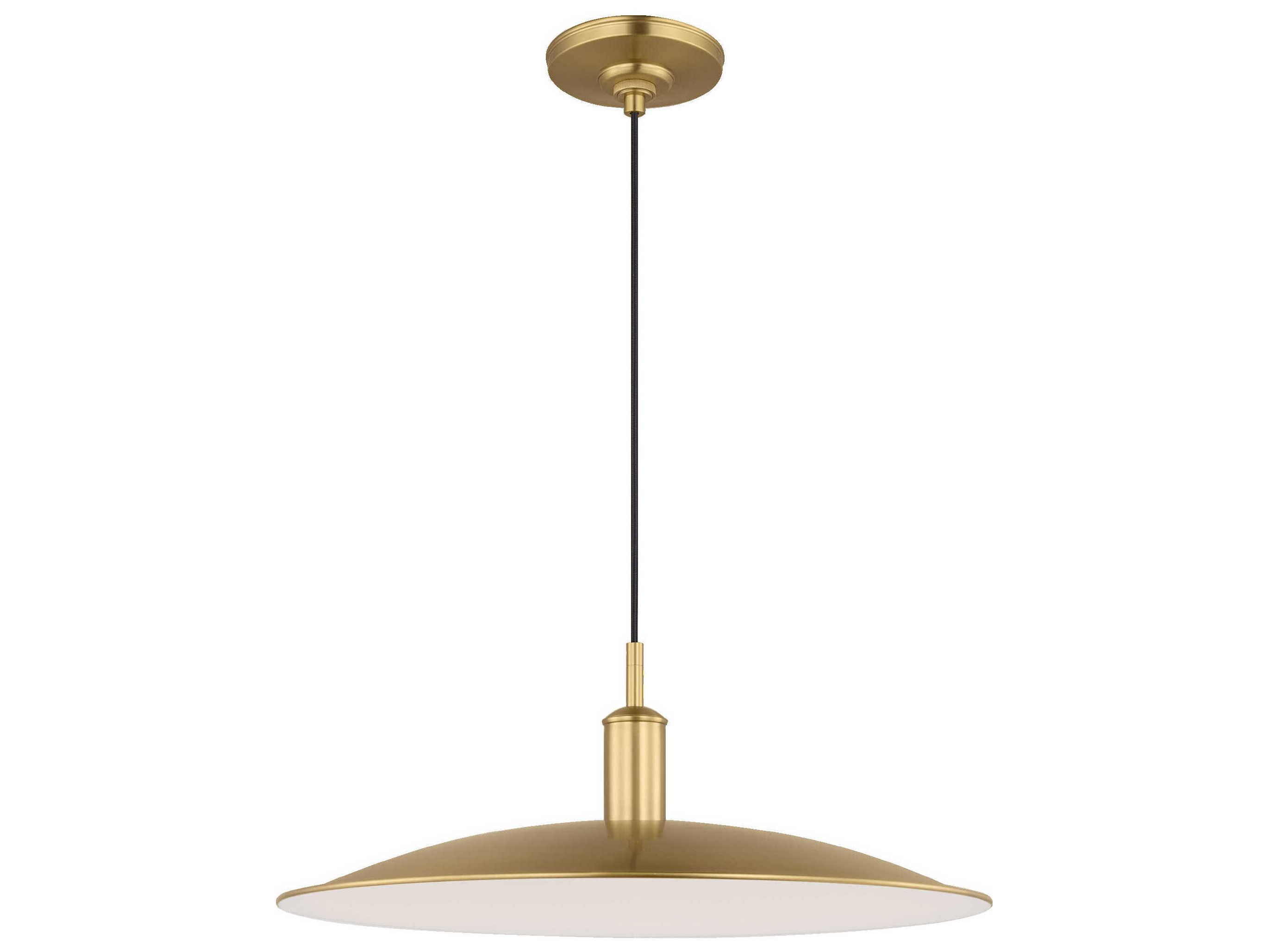Visual Comfort Studio Dash 1-Light Burnished Brass Pendant