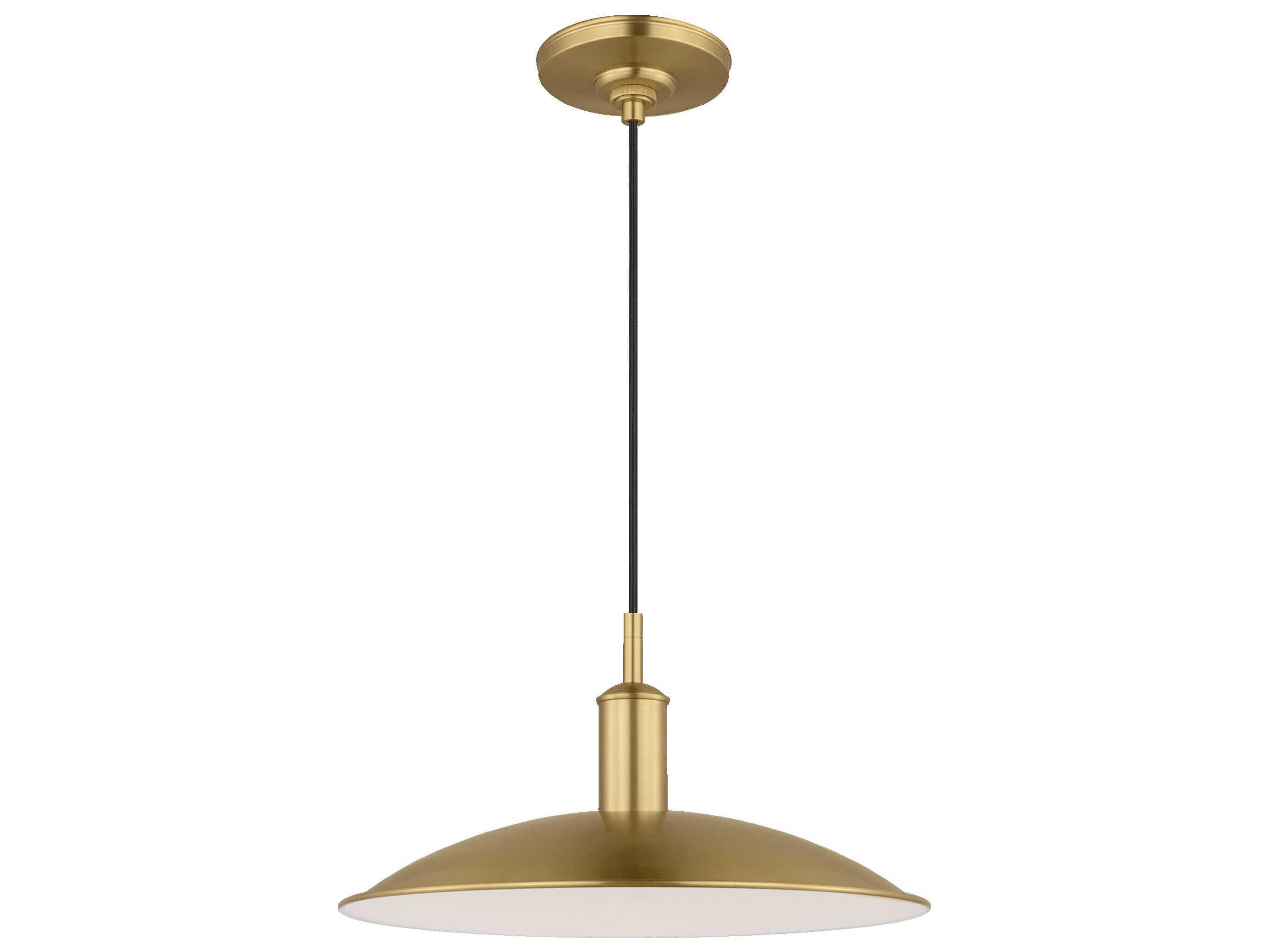 Visual Comfort Studio Dash 1-Light Burnished Brass Pendant