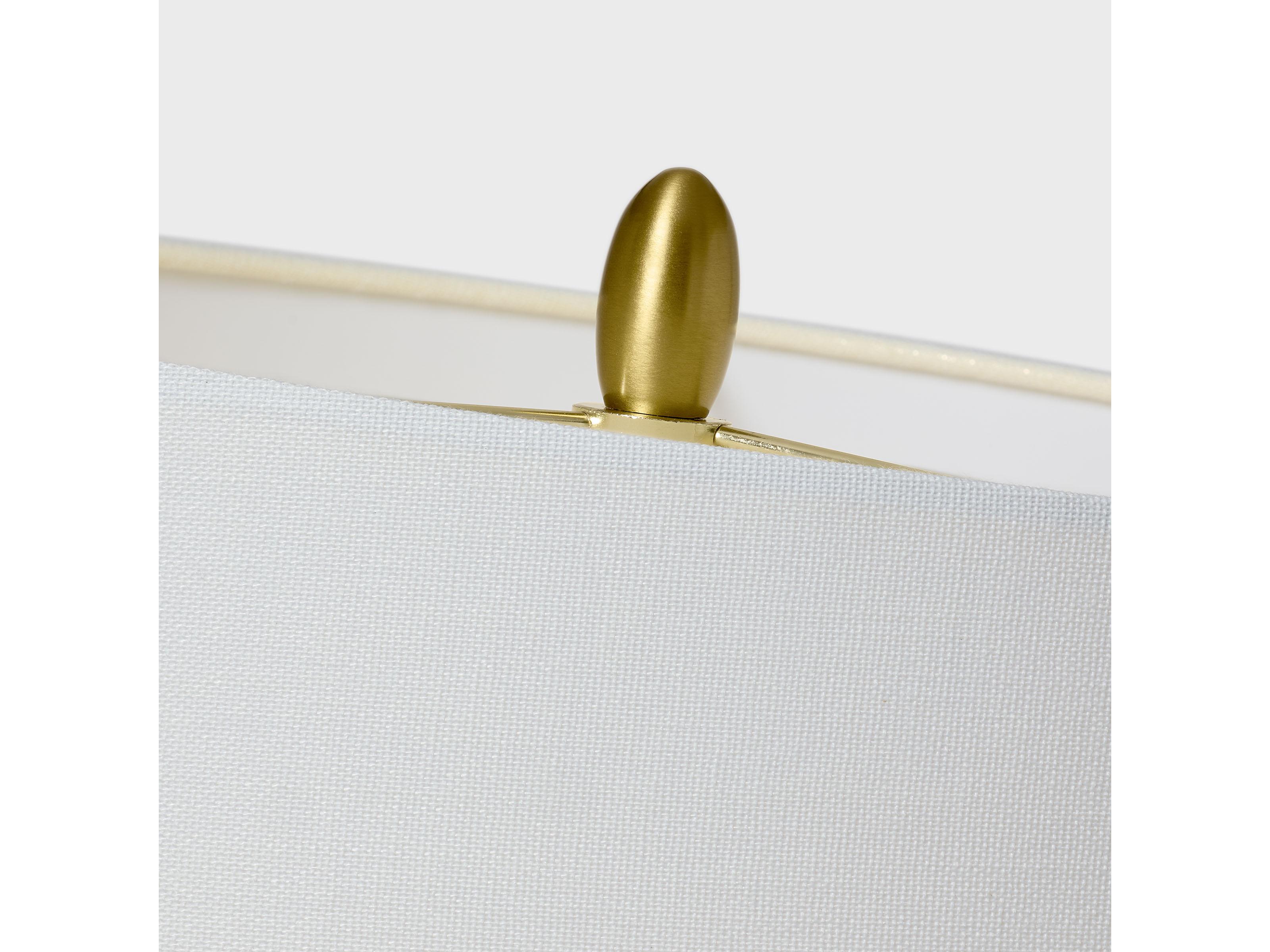 Visual Comfort Studio Selena Mix Blue Brown White Linen Fabric Buffet Lamp