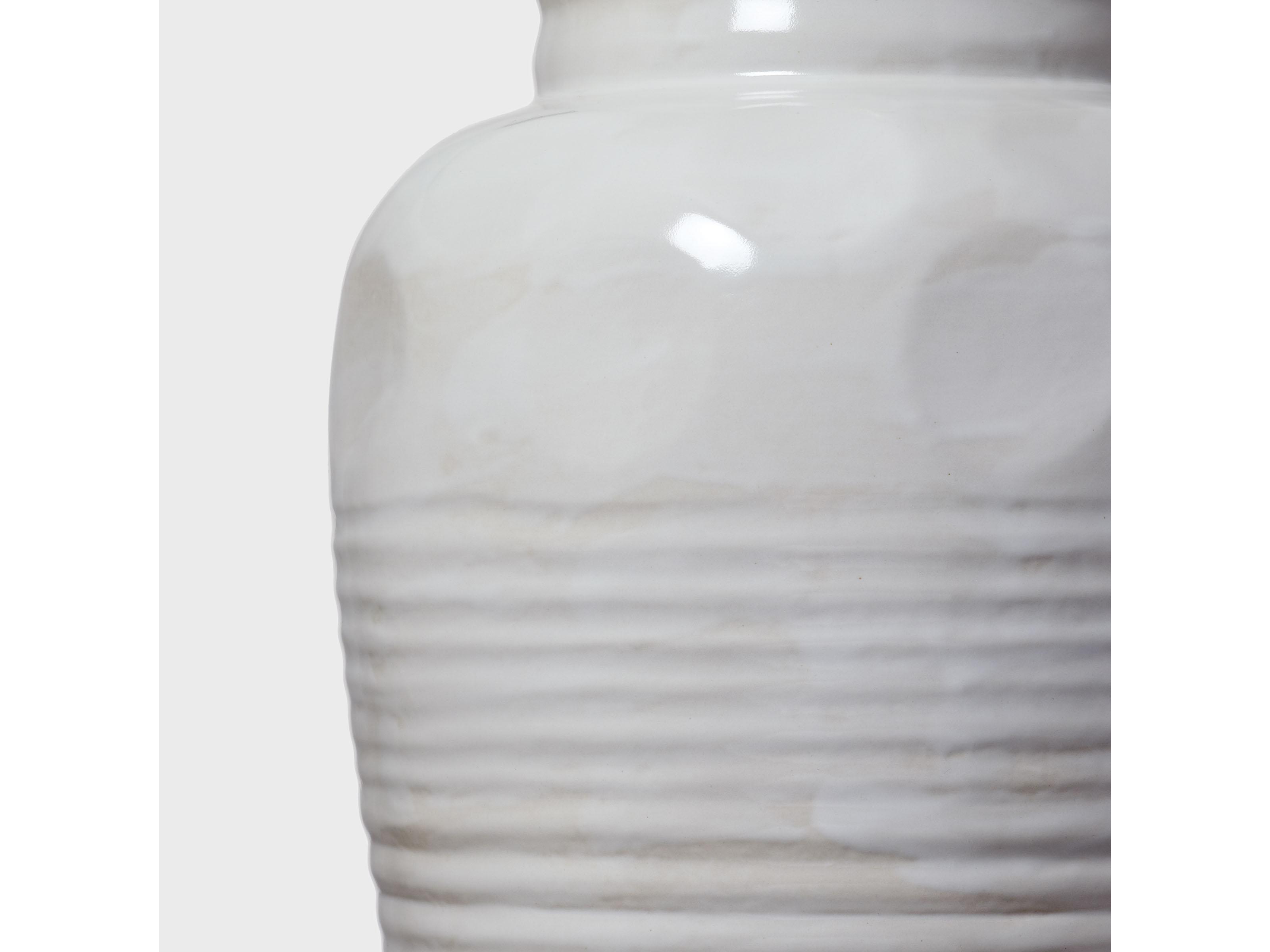 Visual Comfort Studio Selena Natural White Linen Fabric Buffet Lamp