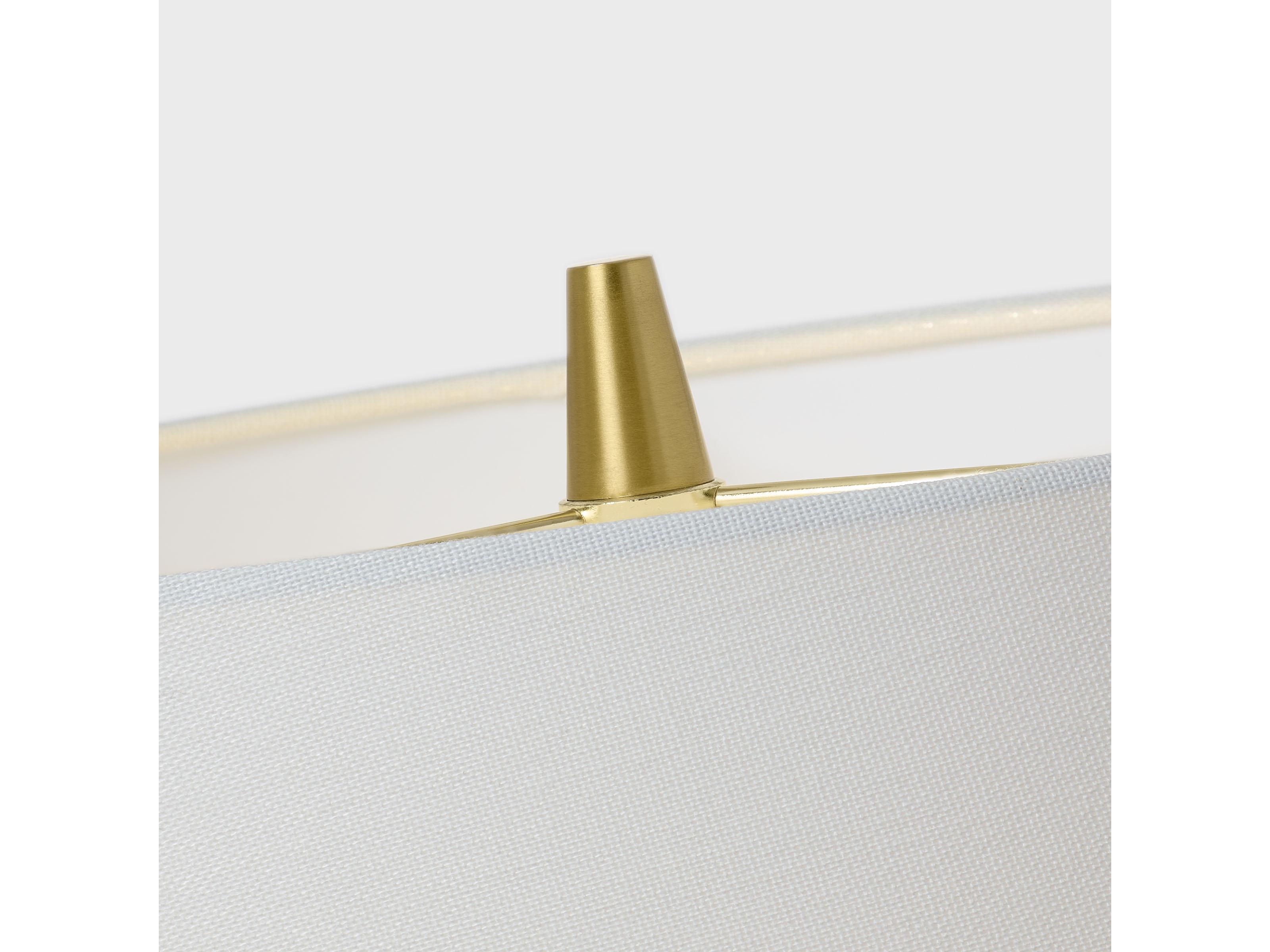 Visual Comfort Studio Nova Mix Blue Brown White Linen Fabric Buffet Lamp