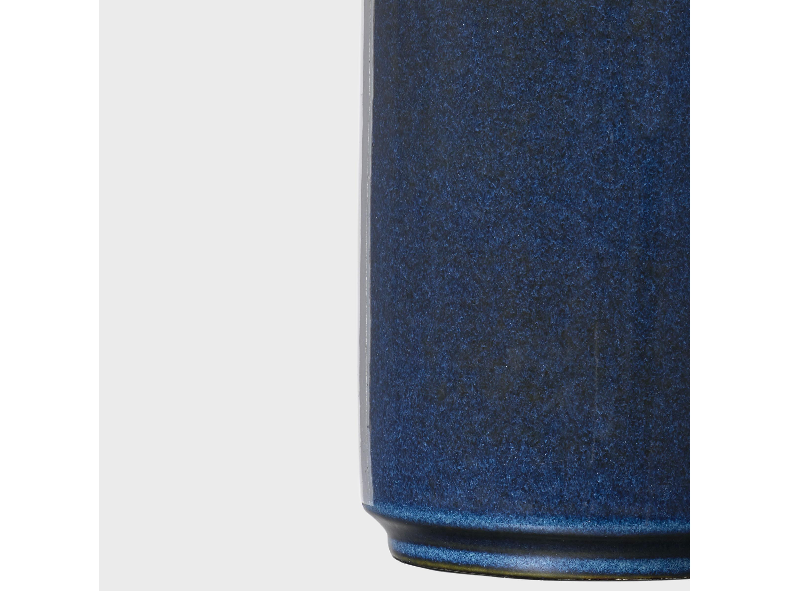 Visual Comfort Studio Cato Mix Blue Brown White Linen Fabric Buffet Lamp