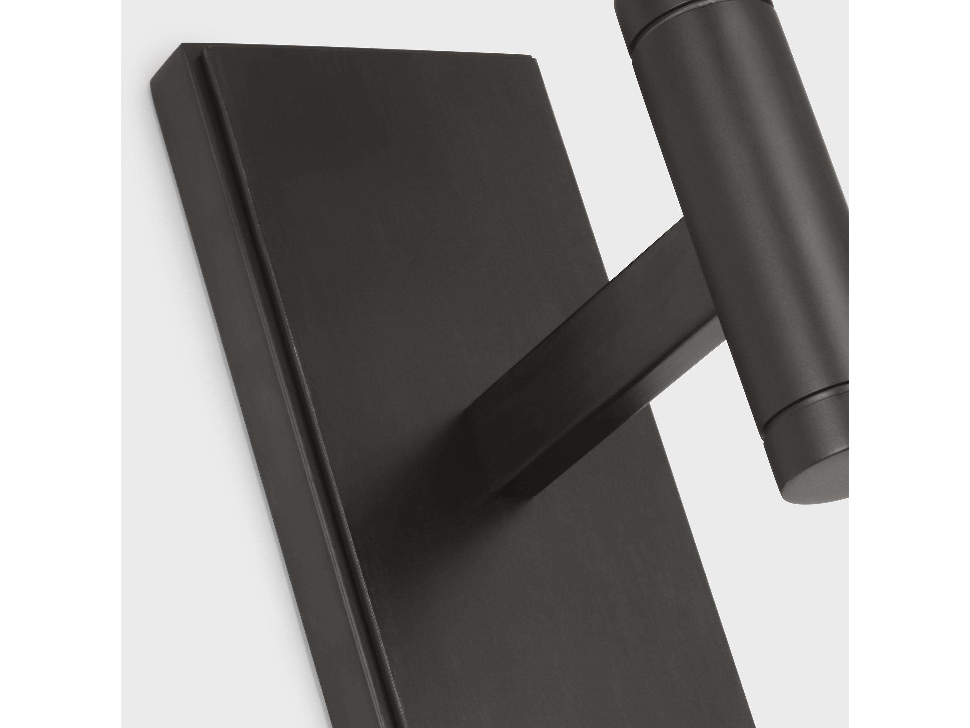 Visual Comfort Studio Beckham Classic 1-Light Aged Iron Black Wall Sconce