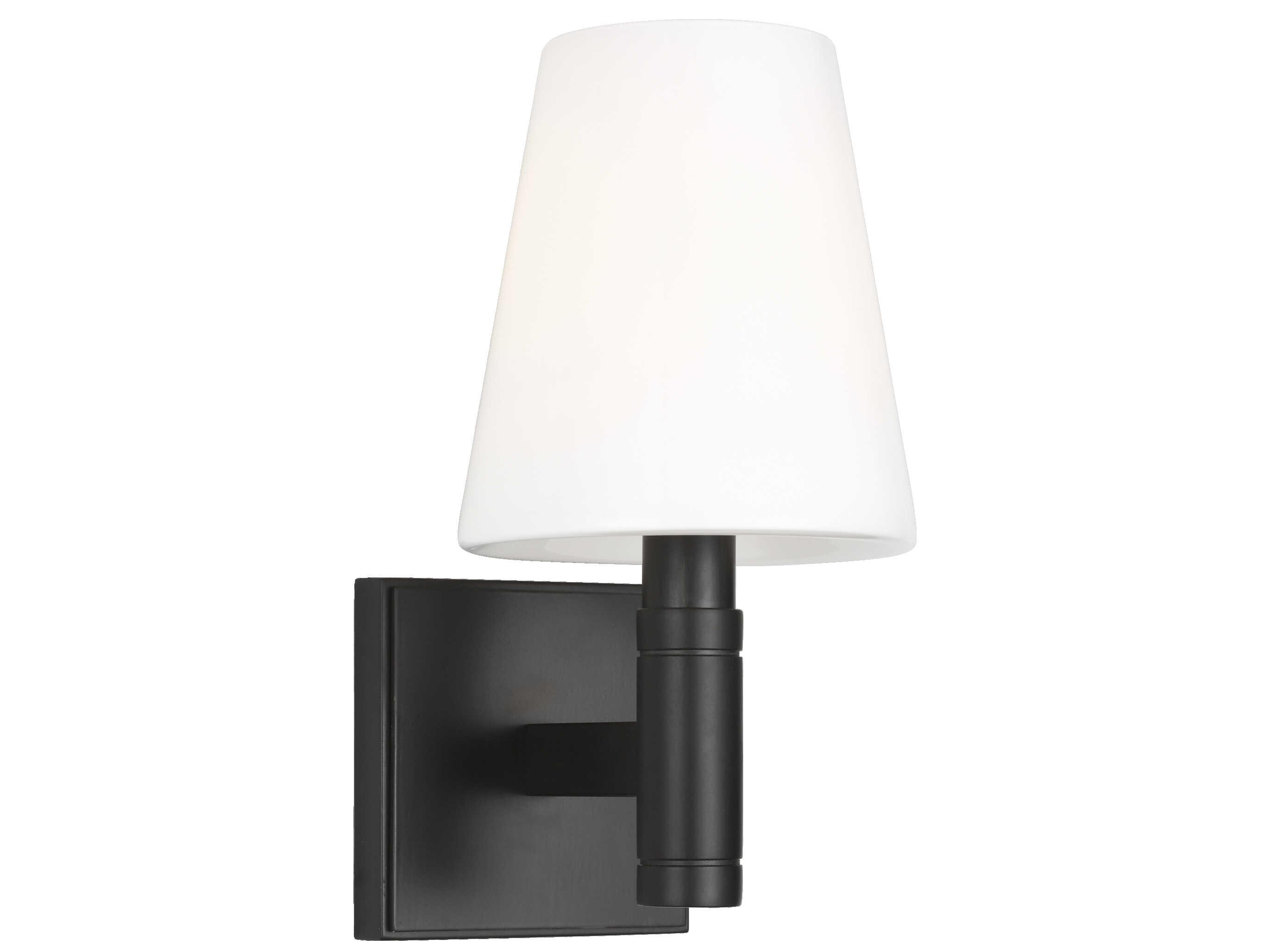 Visual Comfort Studio Beckham Classic 1-Light Aged Iron Black Wall Sconce
