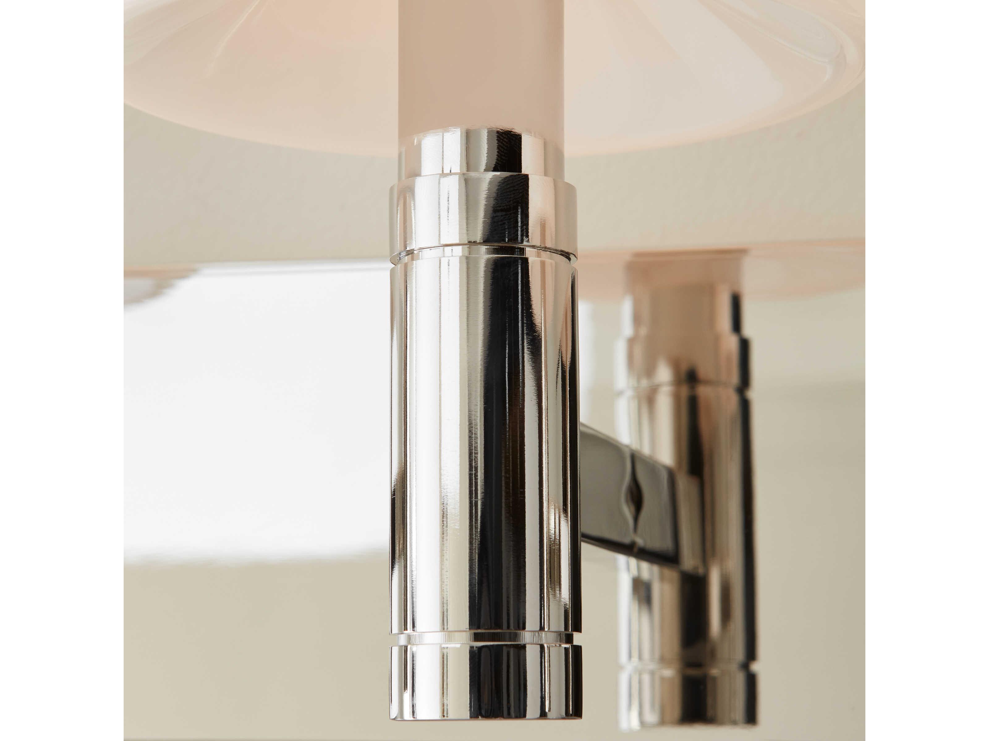 Visual Comfort Studio Beckham Classic 3-Light Polished Nickel Vanity Light
