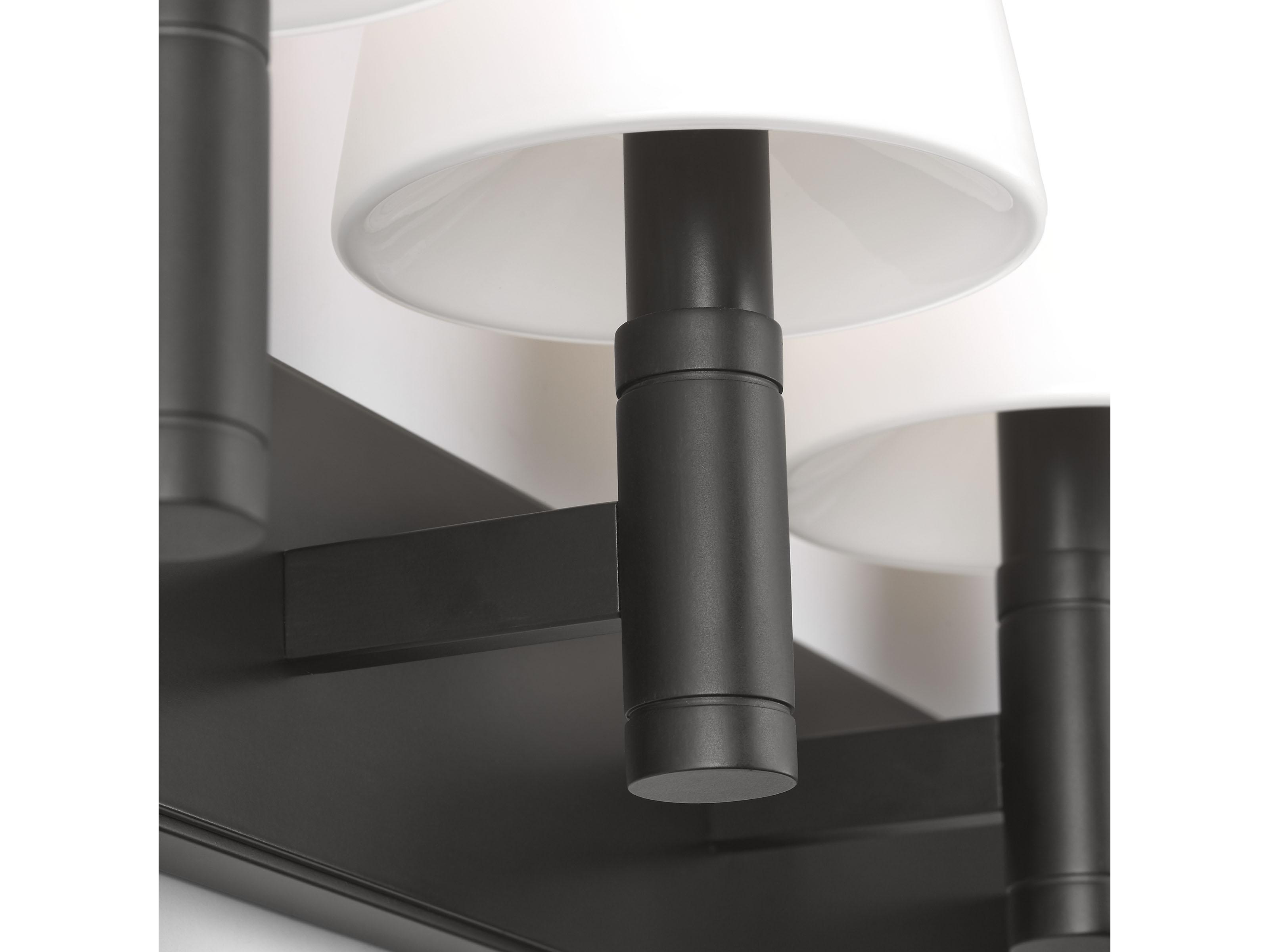 Visual Comfort Studio Beckham Classic 4-Light Aged Iron Black Vanity Light