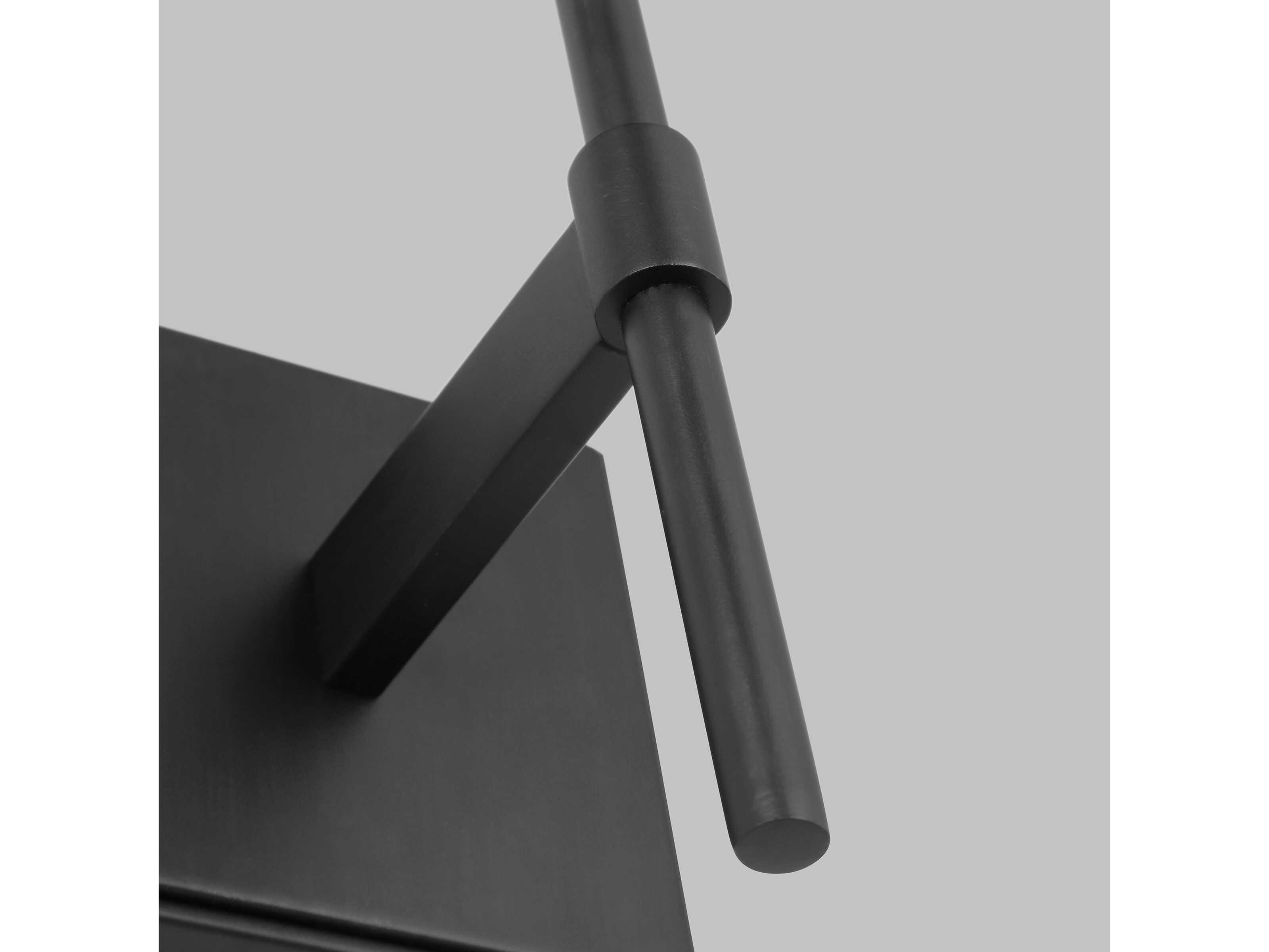 Visual Comfort Studio Beckham Classic 1-Light Aged Iron Black Wall Sconce