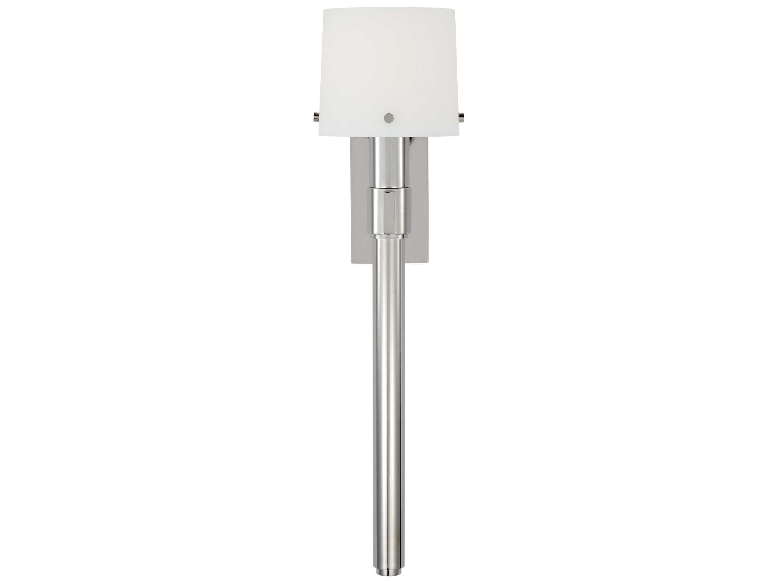 Visual Comfort Studio Palma 1-Light Polished Nickel Wall Sconce
