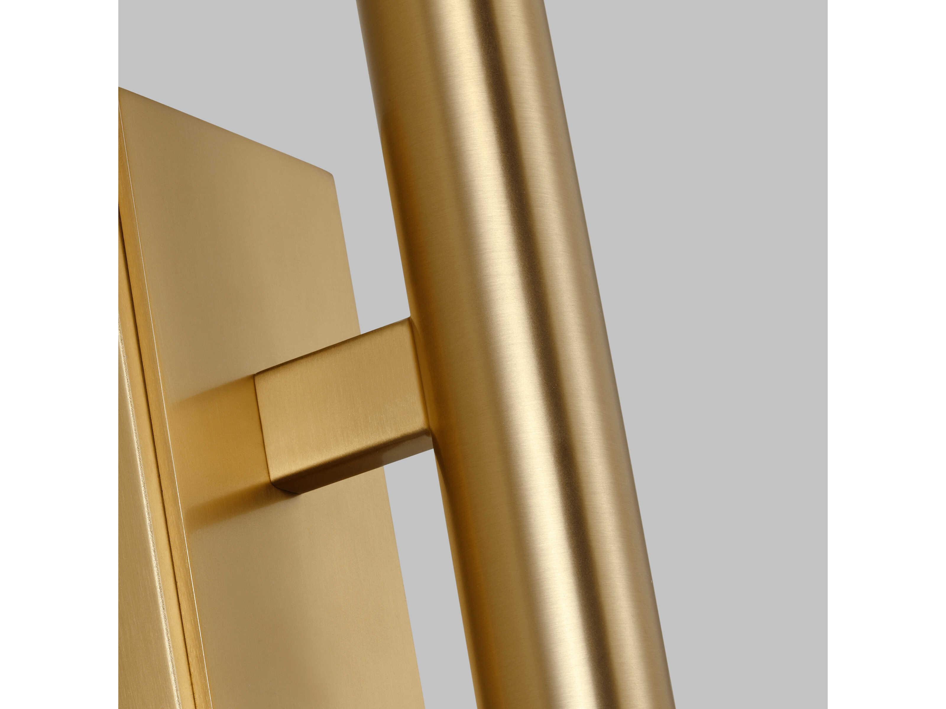 Visual Comfort Studio Beckham Modern 2-Light Burnished Brass Wall Sconce