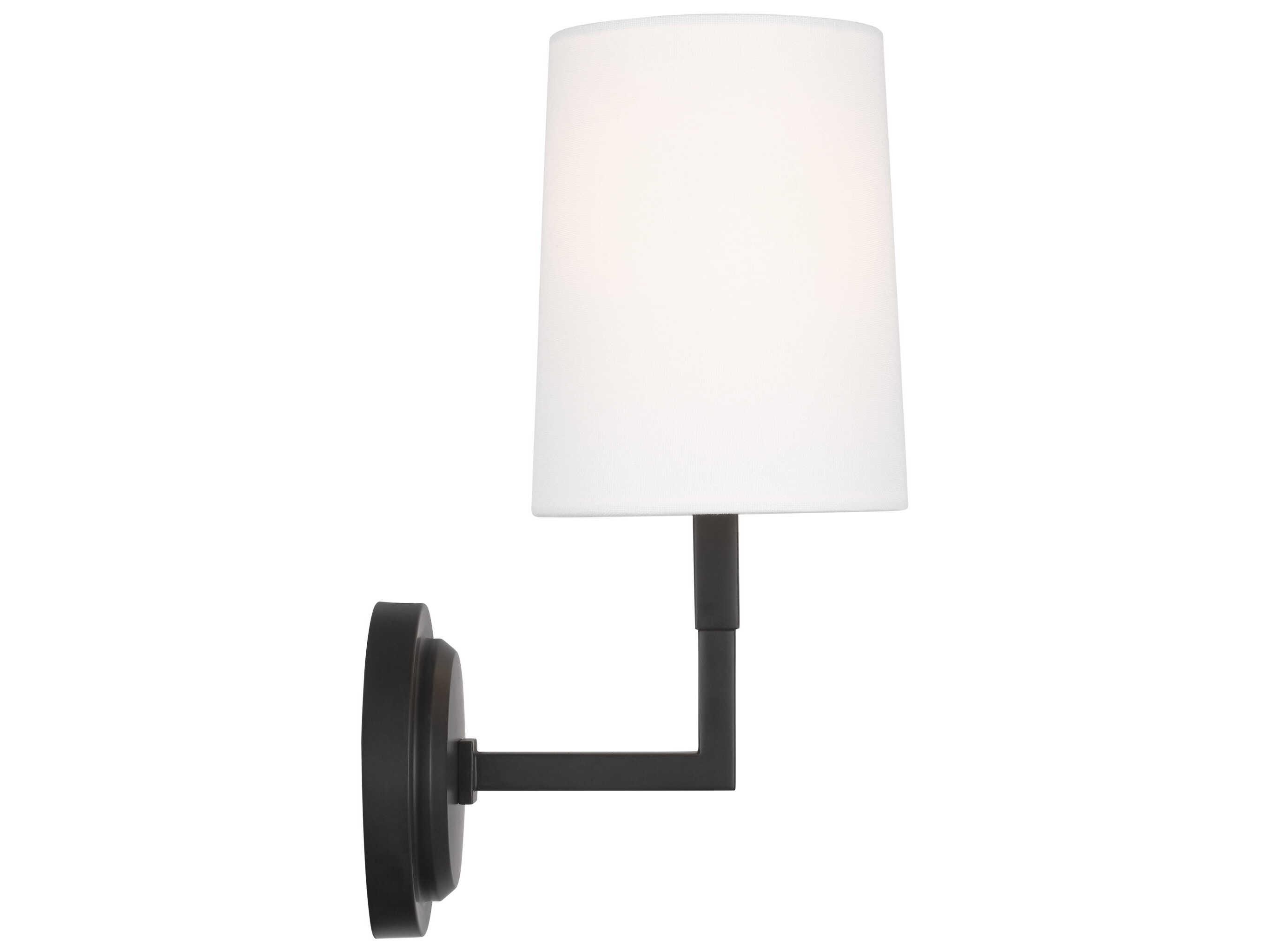Visual Comfort Studio Danica 1-Light Aged Iron Black Wall Sconce