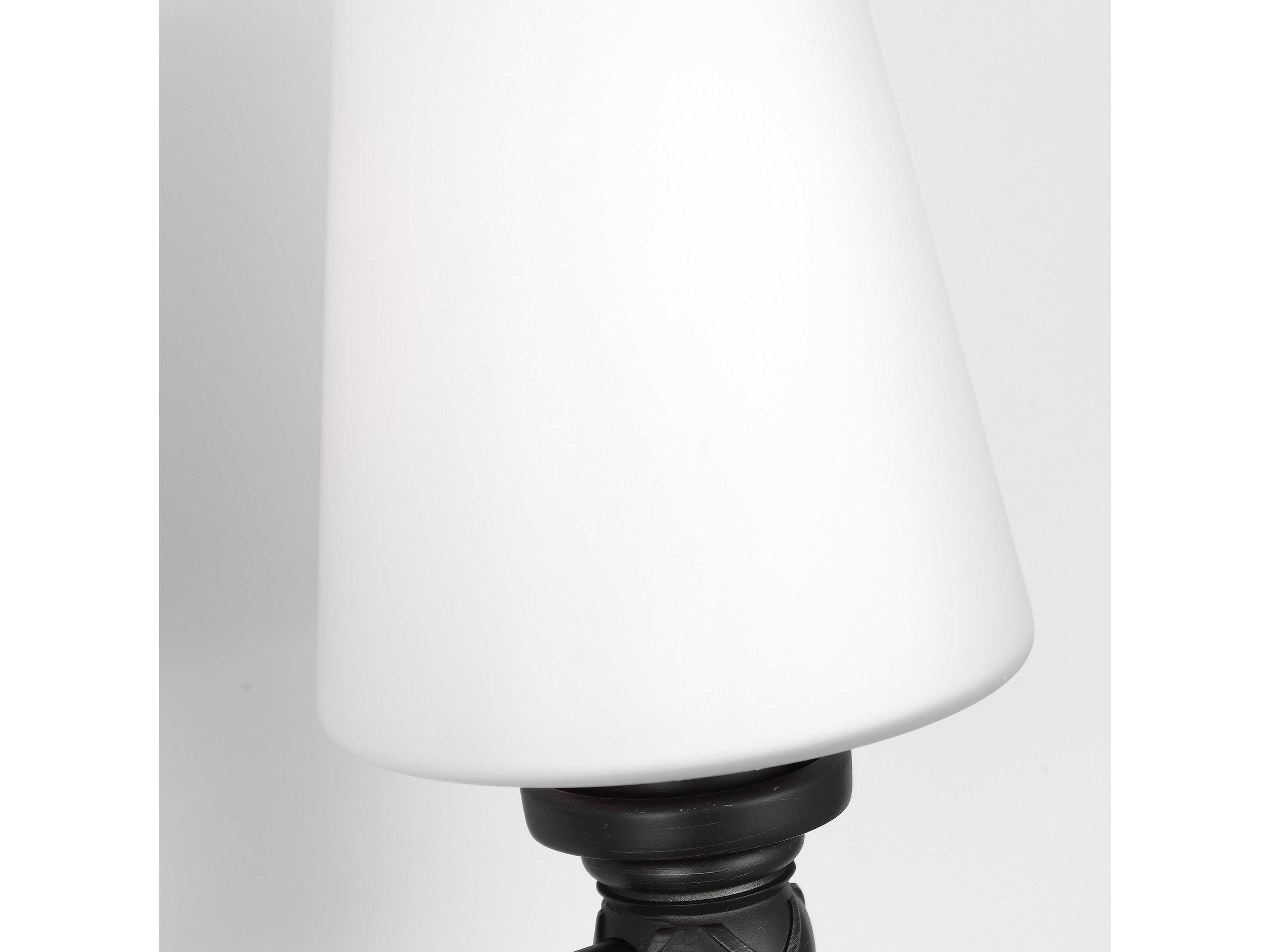 Visual Comfort Studio Xavierre 3-Light Aged Iron Black Vanity Light