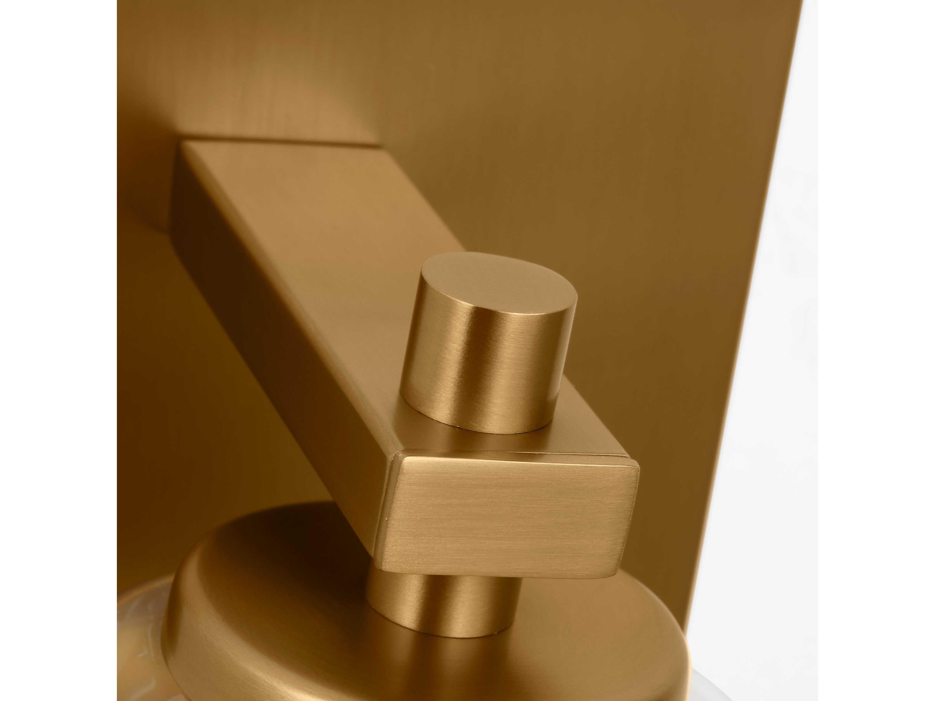 Visual Comfort Studio Mercer 1-Light Burnished Brass Wall Sconce