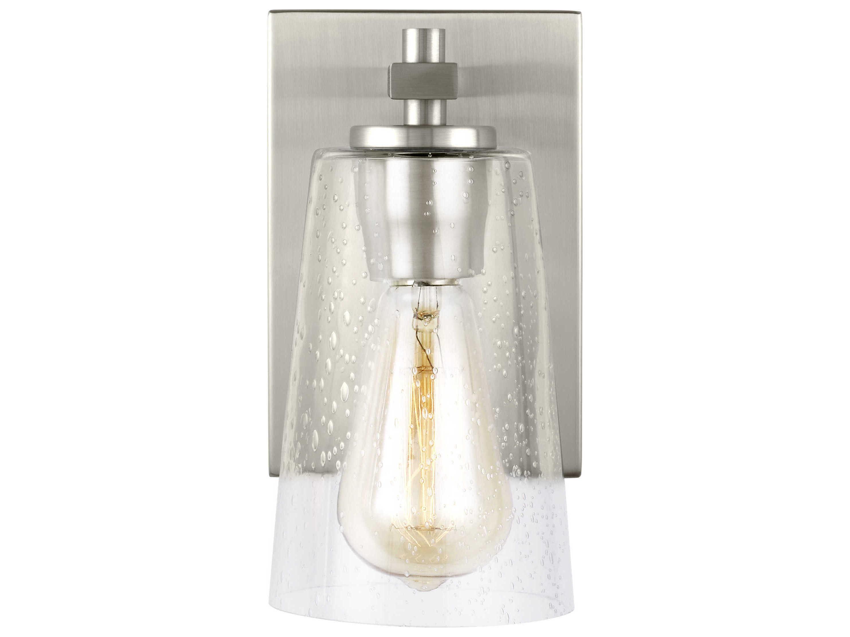 Visual Comfort Studio Mercer 1-Light Satin Nickel Wall Sconce