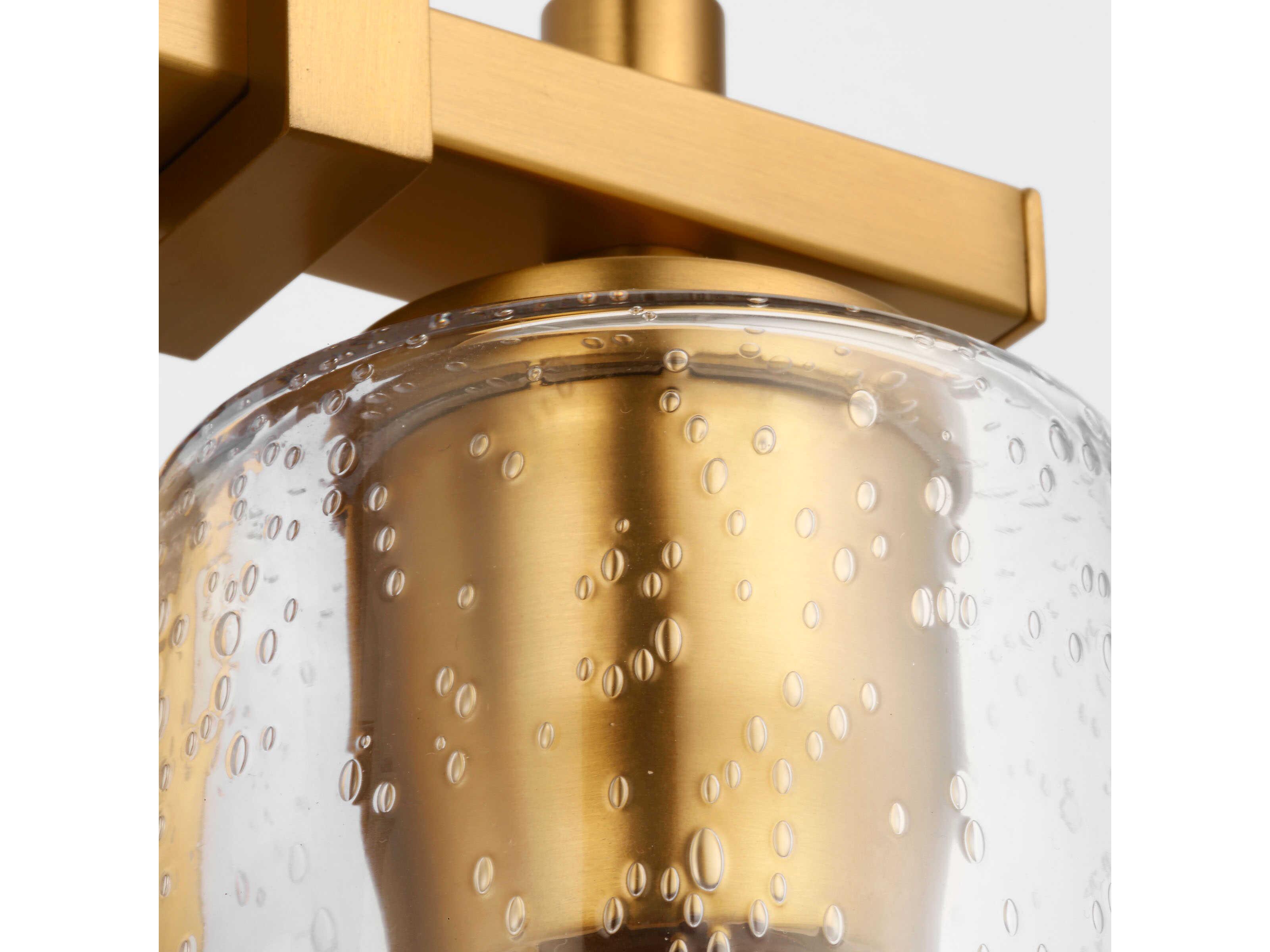 Visual Comfort Studio Mercer 2-Light Burnished Brass Vanity Light