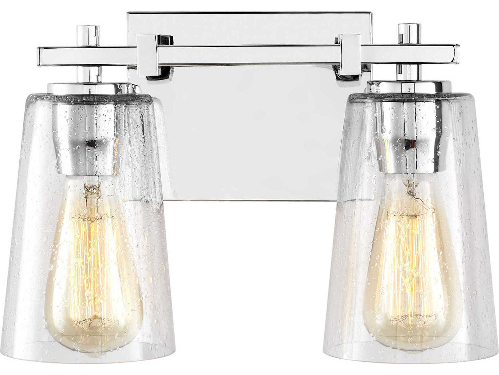 Visual Comfort Studio Mercer 2-Light Chrome Vanity Light