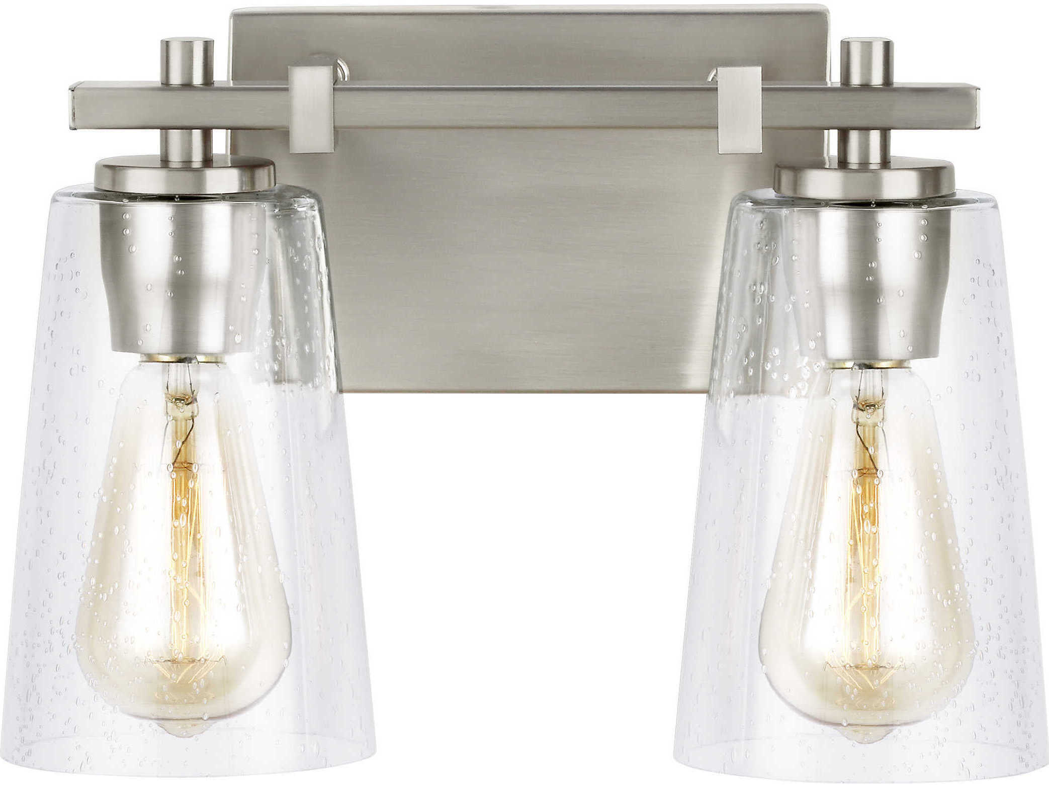 Visual Comfort Studio Mercer 2-Light Satin Nickel Vanity Light