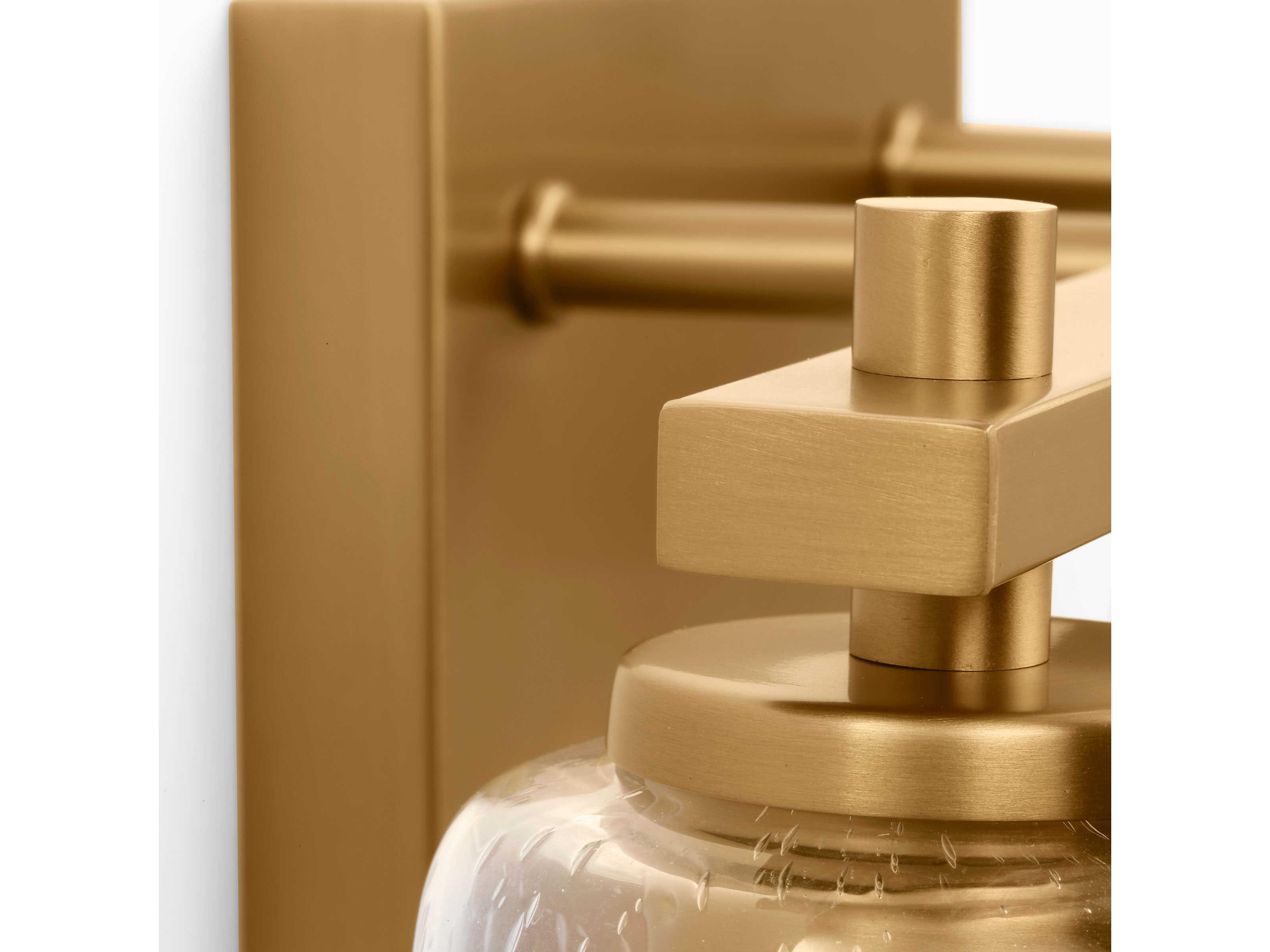 Visual Comfort Studio Mercer 3-Light Burnished Brass Vanity Light