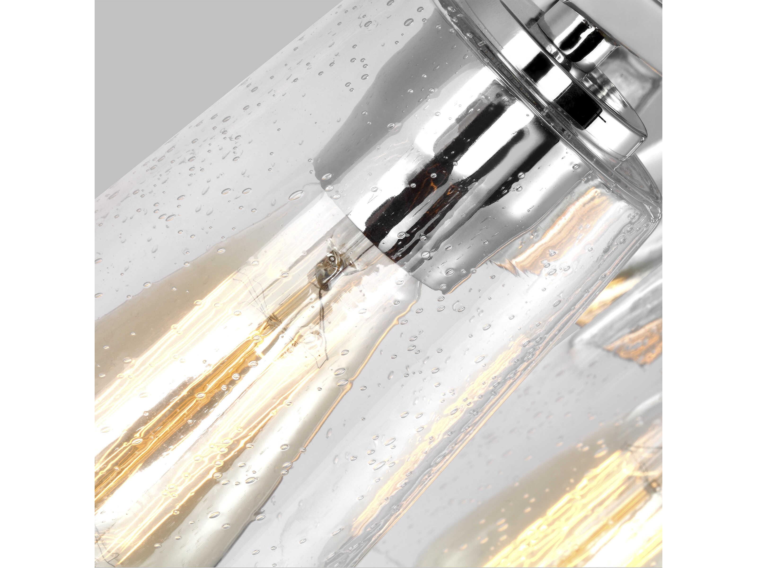 Visual Comfort Studio Mercer 3-Light Chrome Vanity Light