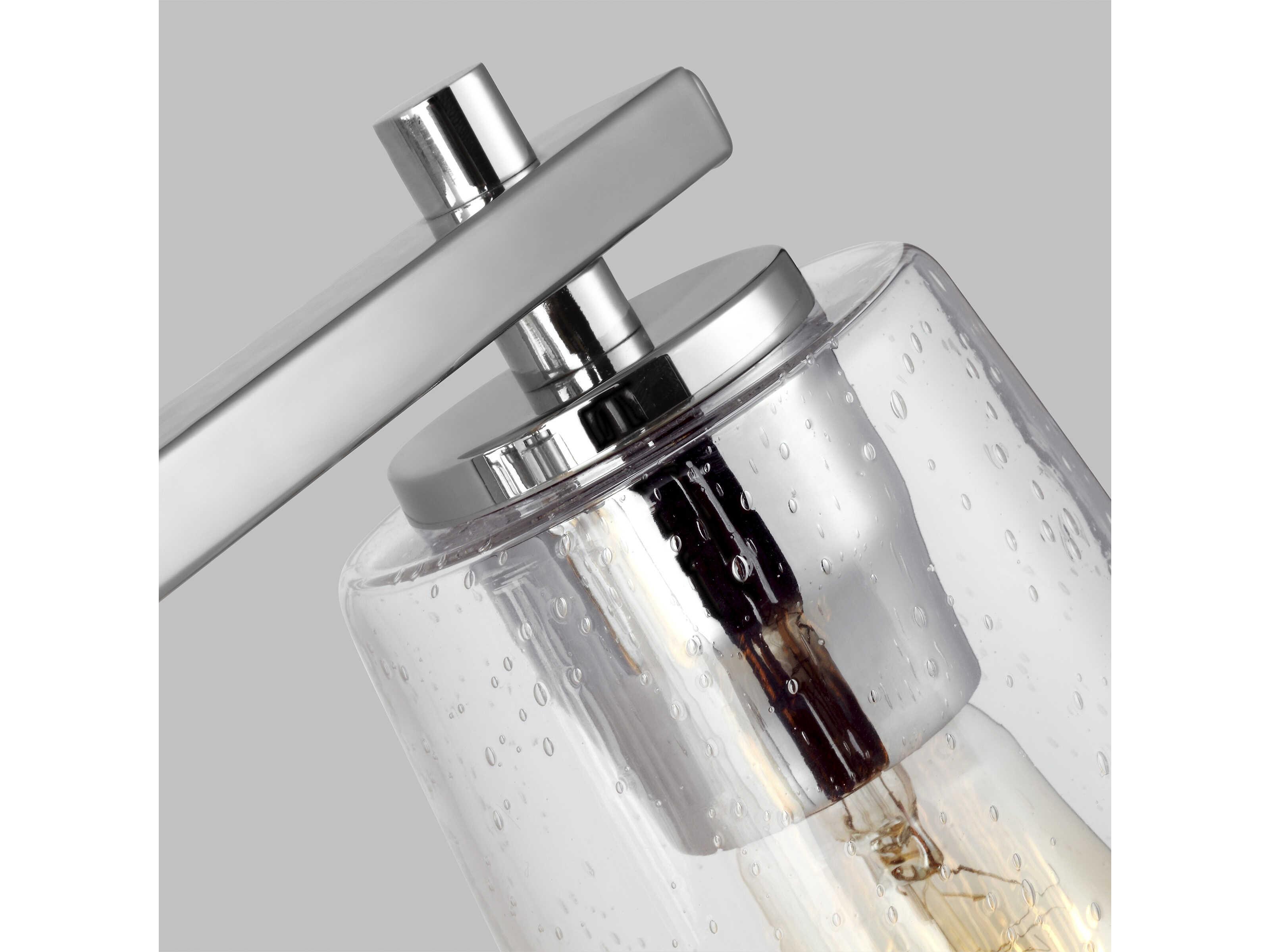 Visual Comfort Studio Mercer 3-Light Chrome Vanity Light