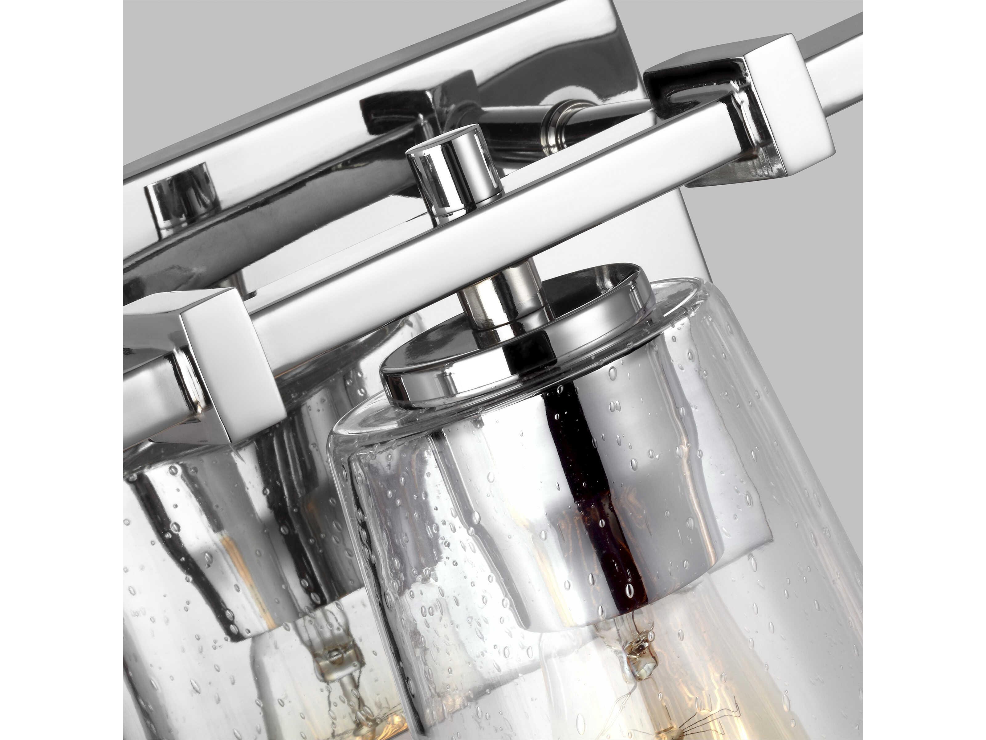 Visual Comfort Studio Mercer 3-Light Chrome Vanity Light