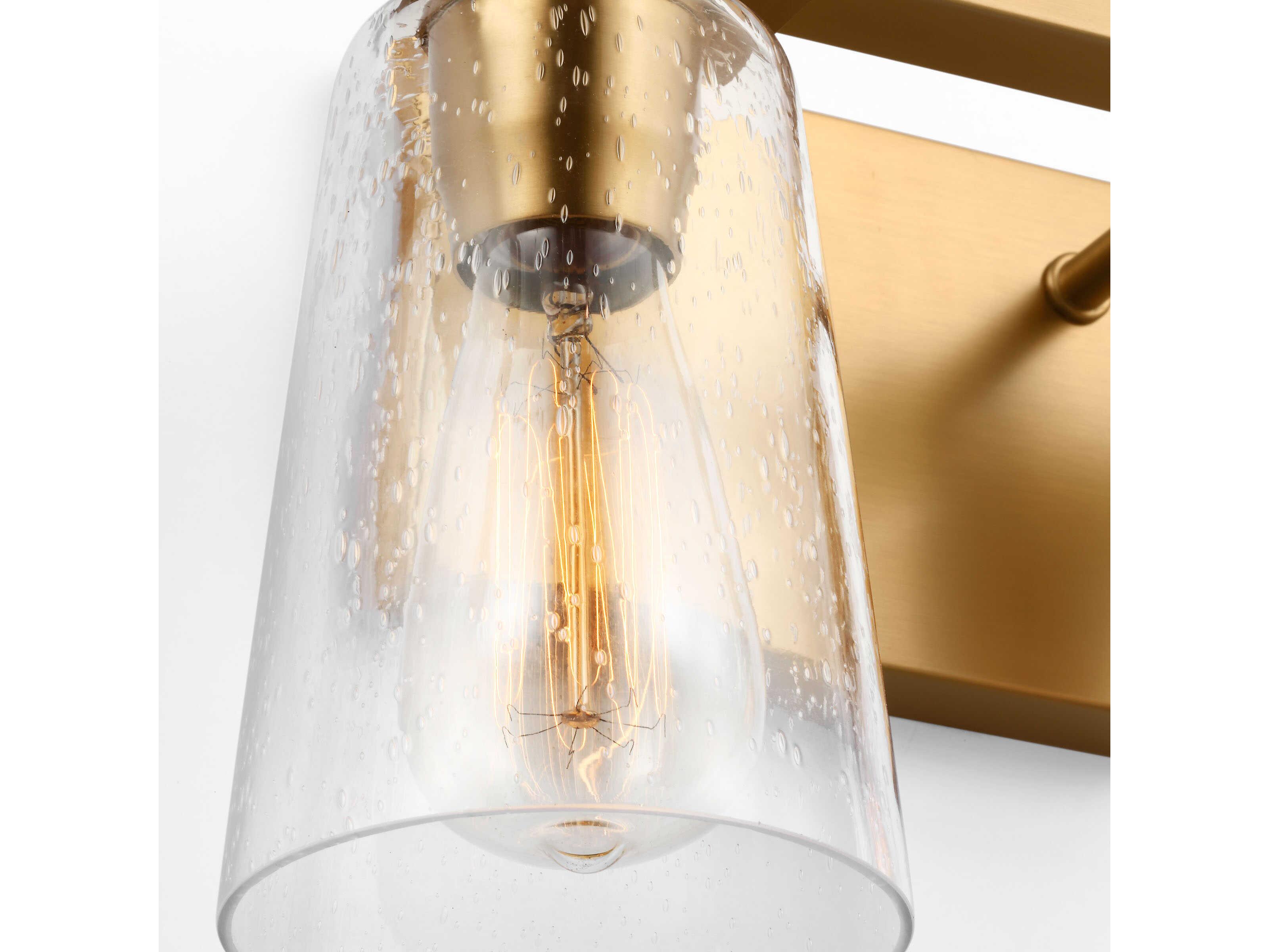 Visual Comfort Studio Mercer 4-Light Burnished Brass Vanity Light