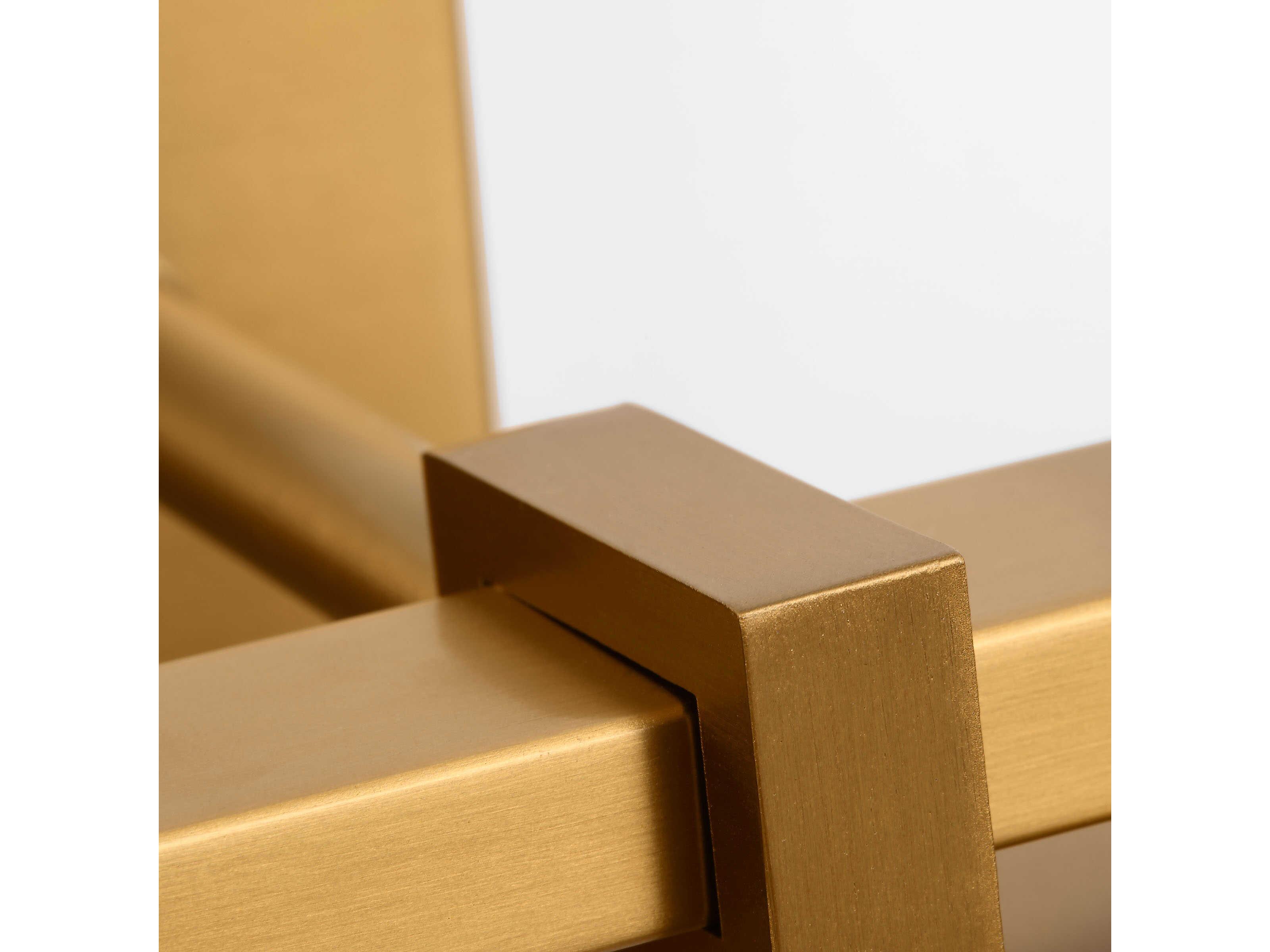 Visual Comfort Studio Mercer 4-Light Burnished Brass Vanity Light