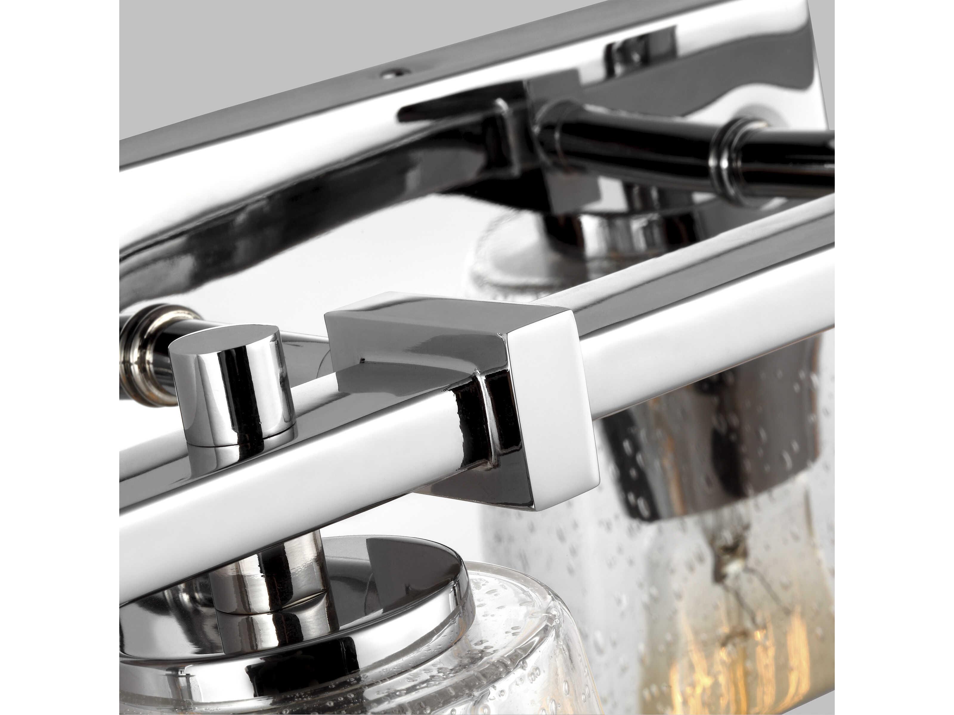 Visual Comfort Studio Mercer 4-Light Chrome Vanity Light