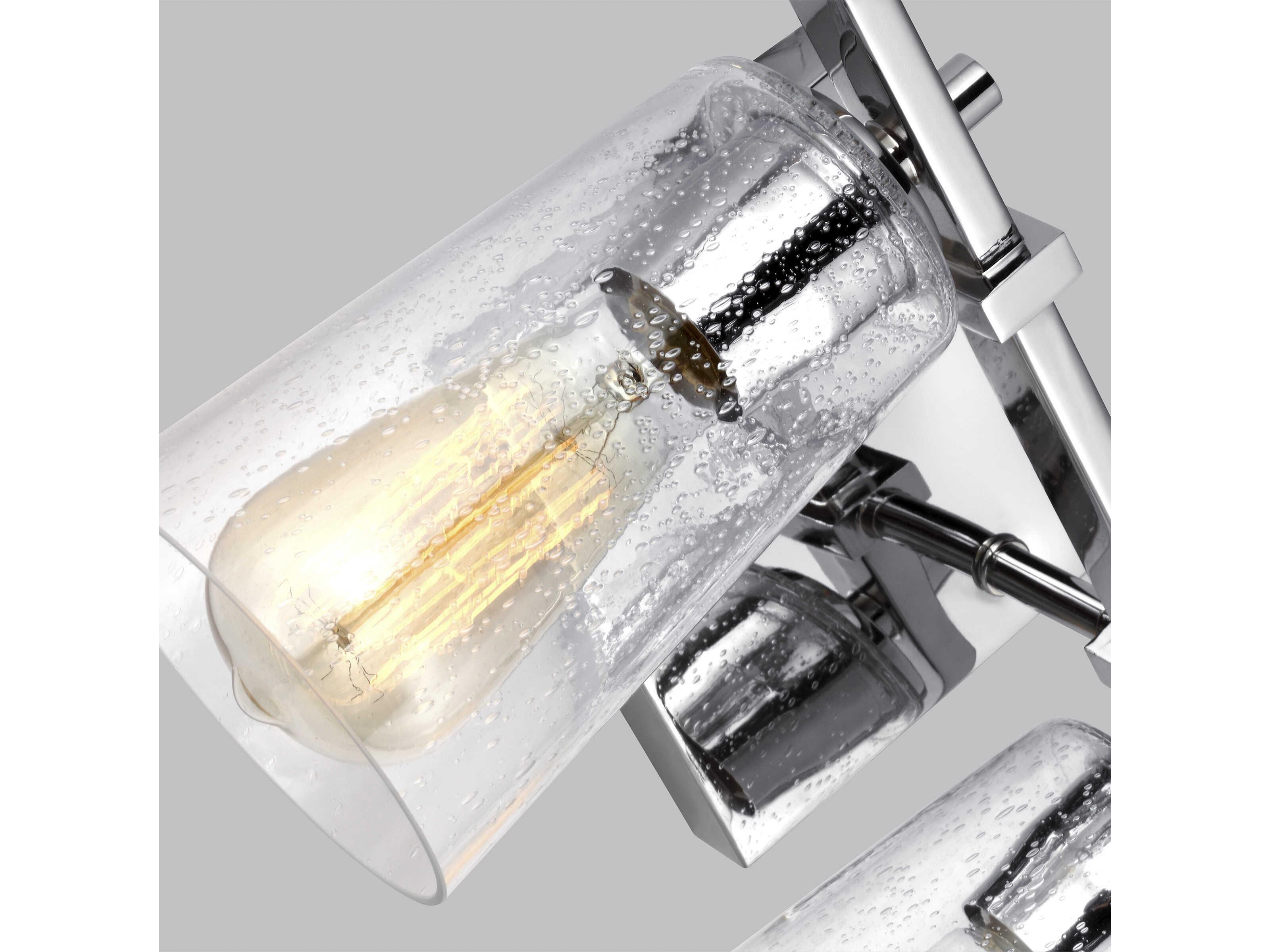 Visual Comfort Studio Mercer 4-Light Chrome Vanity Light
