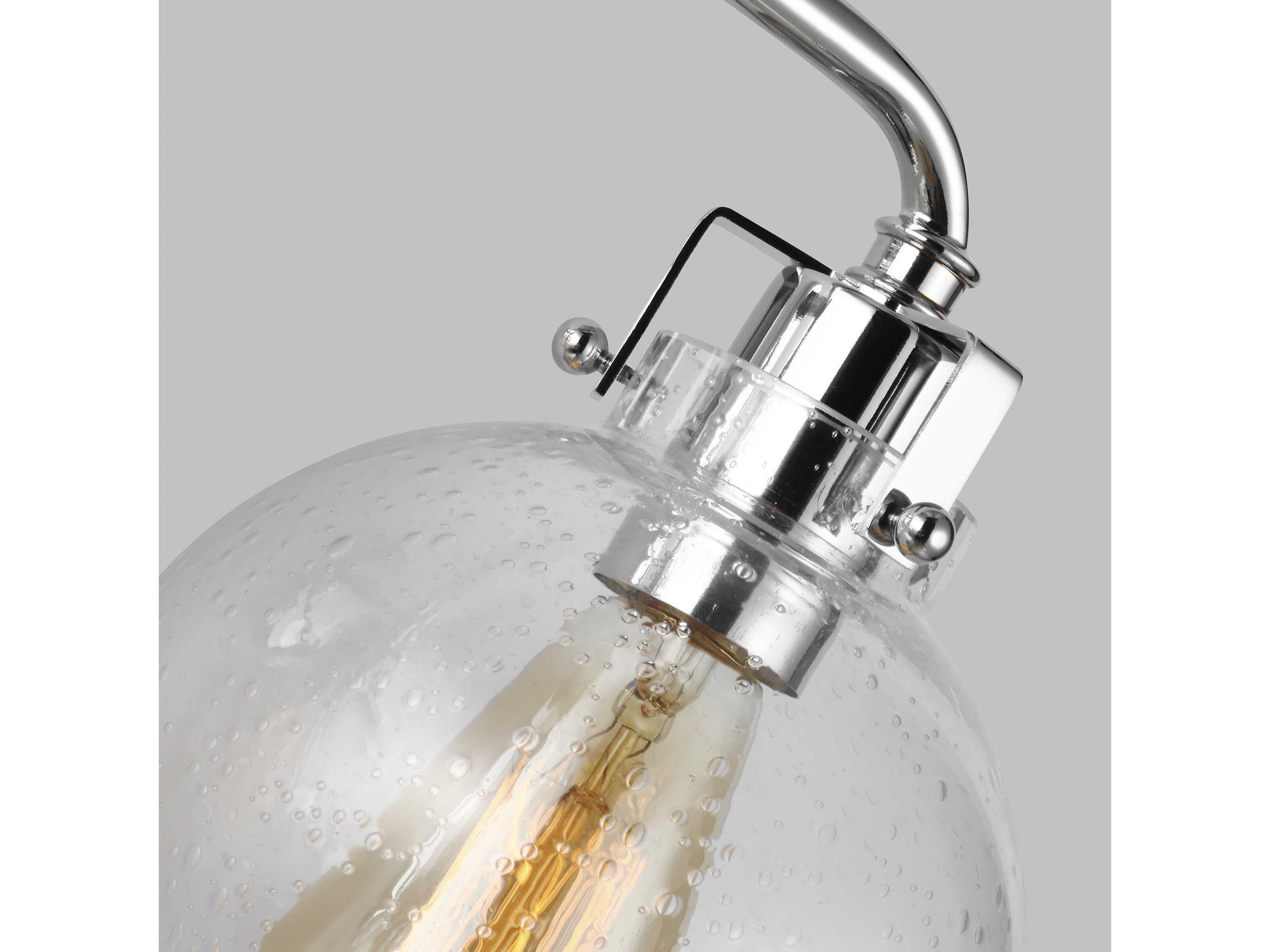 Visual Comfort Studio Clara 3-Light Chrome Vanity Light