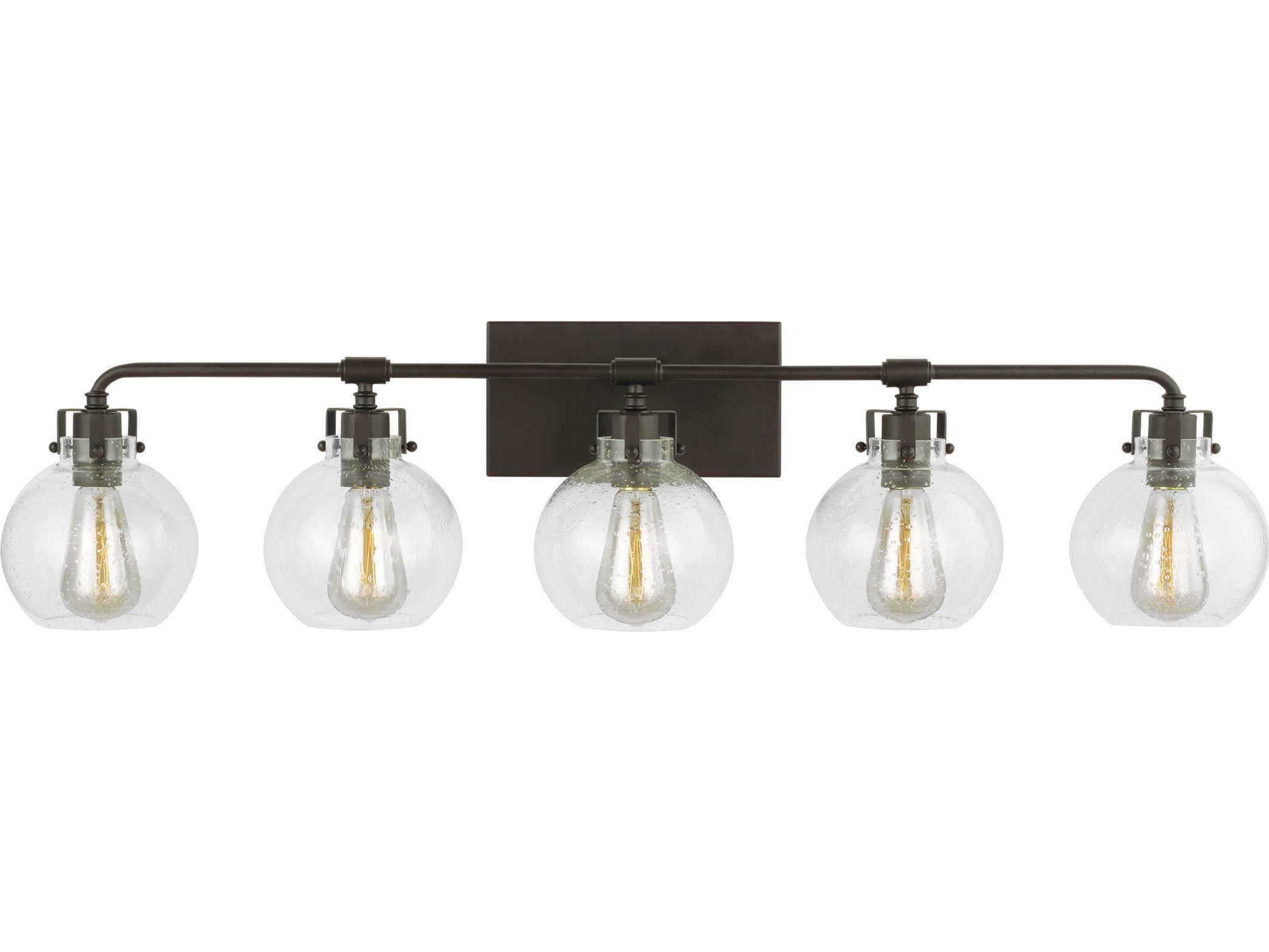 Visual Comfort Studio Clara 5-Light Oil Rubbed Bronze Vanity Light