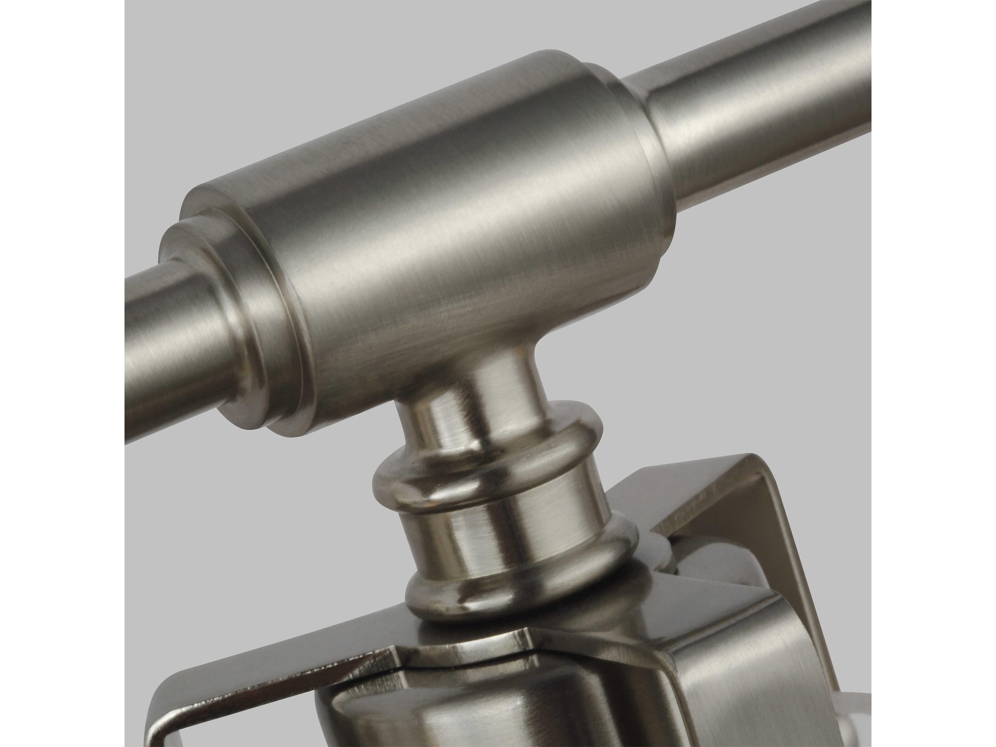 Visual Comfort Studio Clara 5-Light Satin Nickel Vanity Light