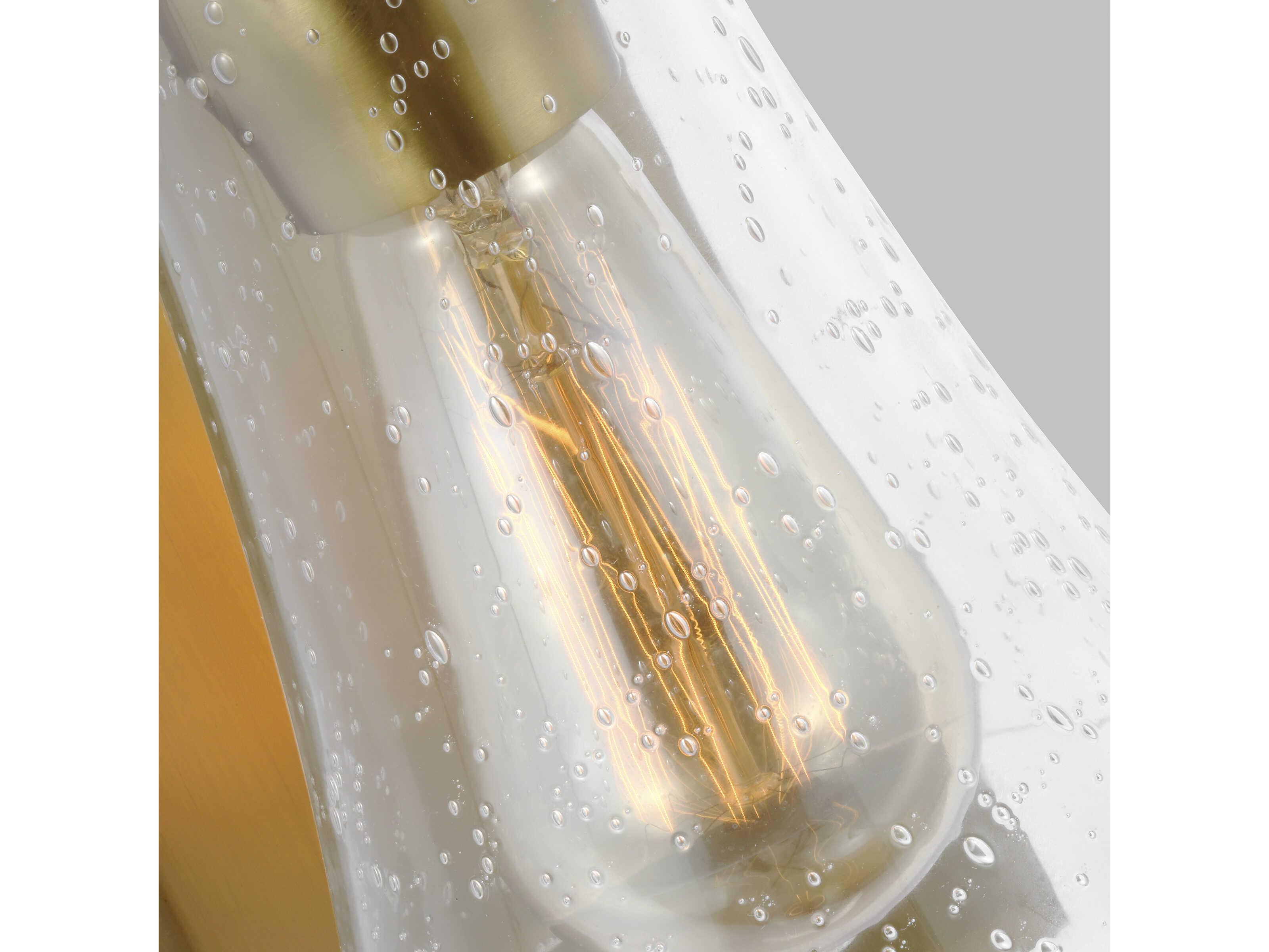 Visual Comfort Studio Monterro 1-Light Burnished Brass Wall Sconce